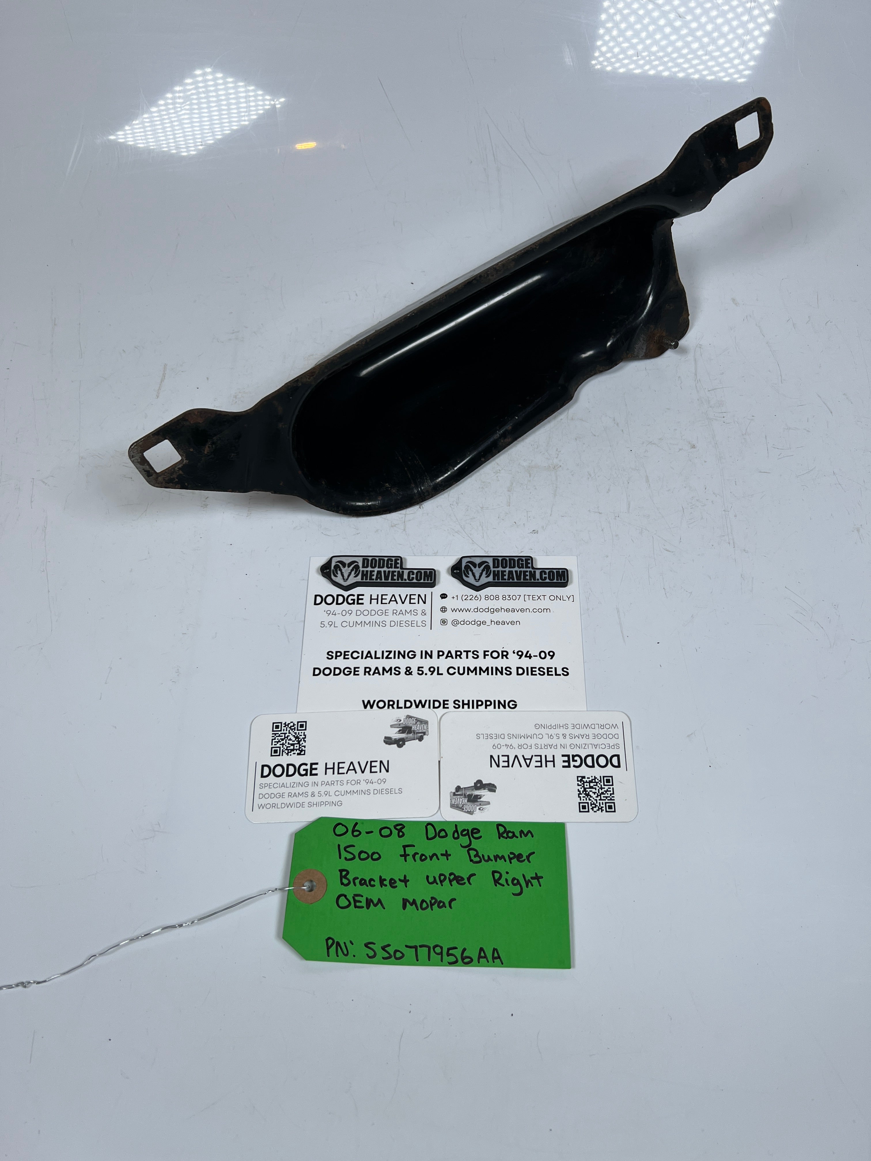 2006-2008 Dodge Ram 1500 Front Bumper Bracket Upper Right