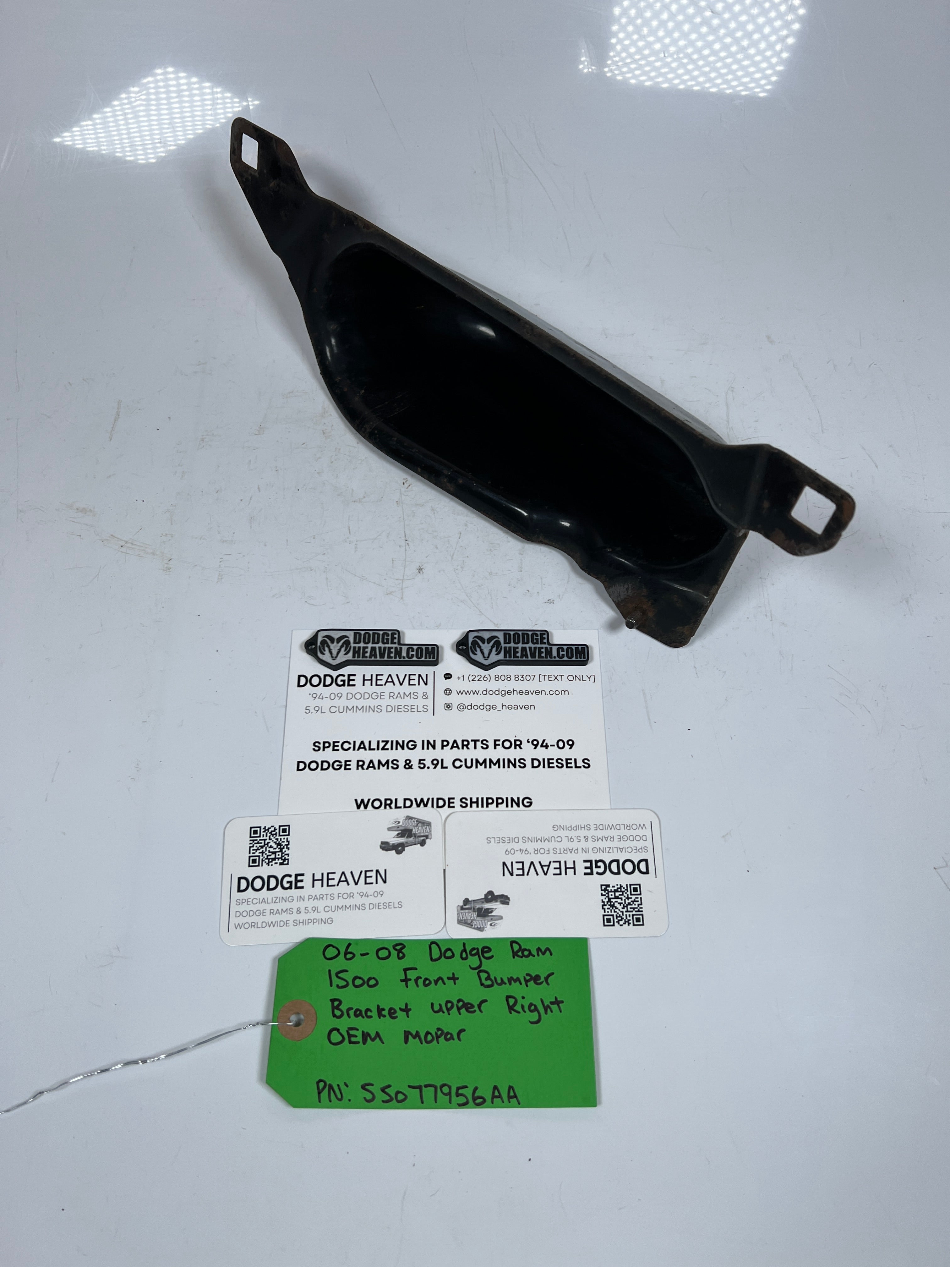 2006-2008 Dodge Ram 1500 Front Bumper Bracket Upper Right