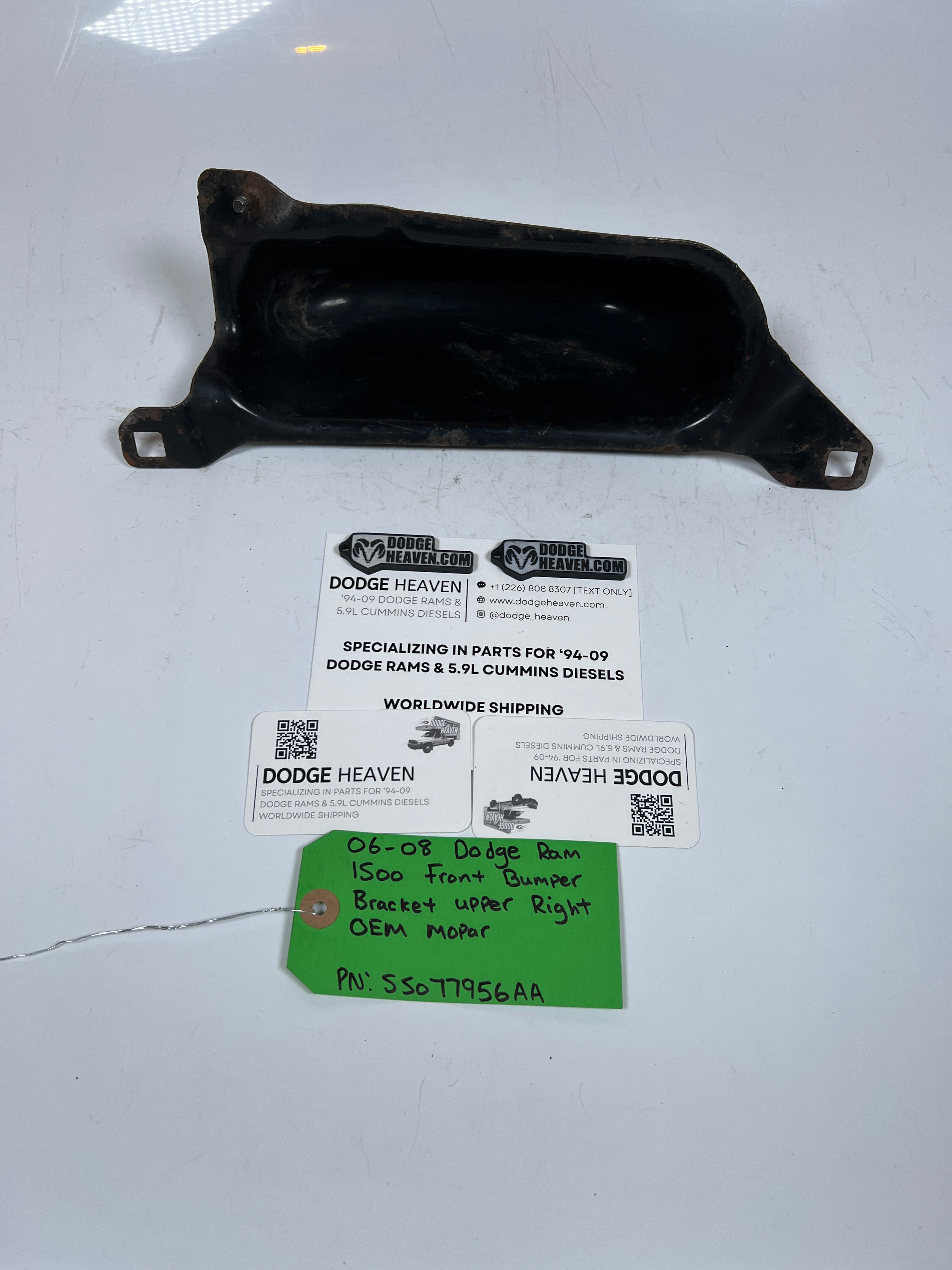 2006-2008 Dodge Ram 1500 Front Bumper Bracket Upper Right