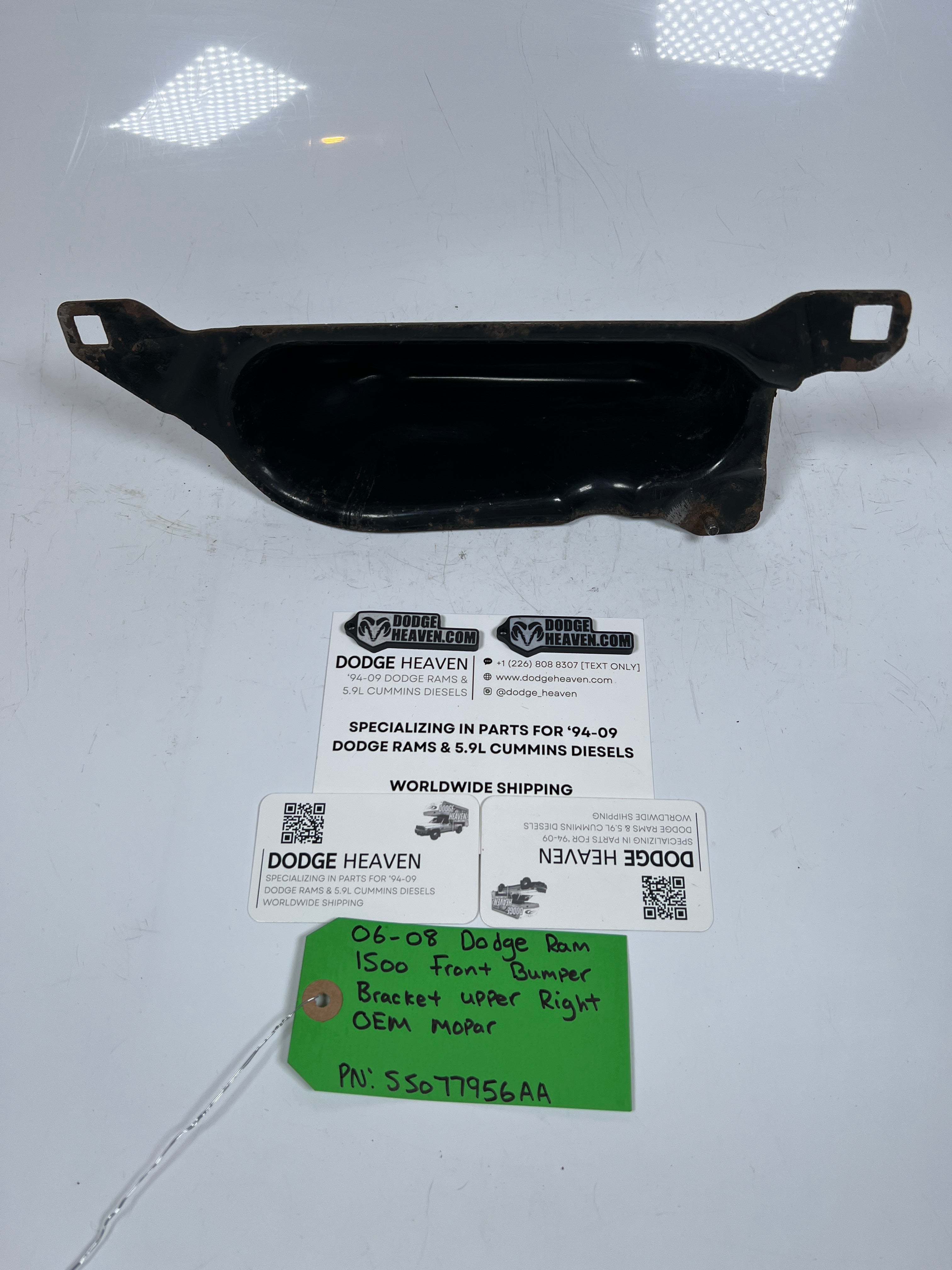 2006-2008 Dodge Ram 1500 Front Bumper Bracket Upper Right
