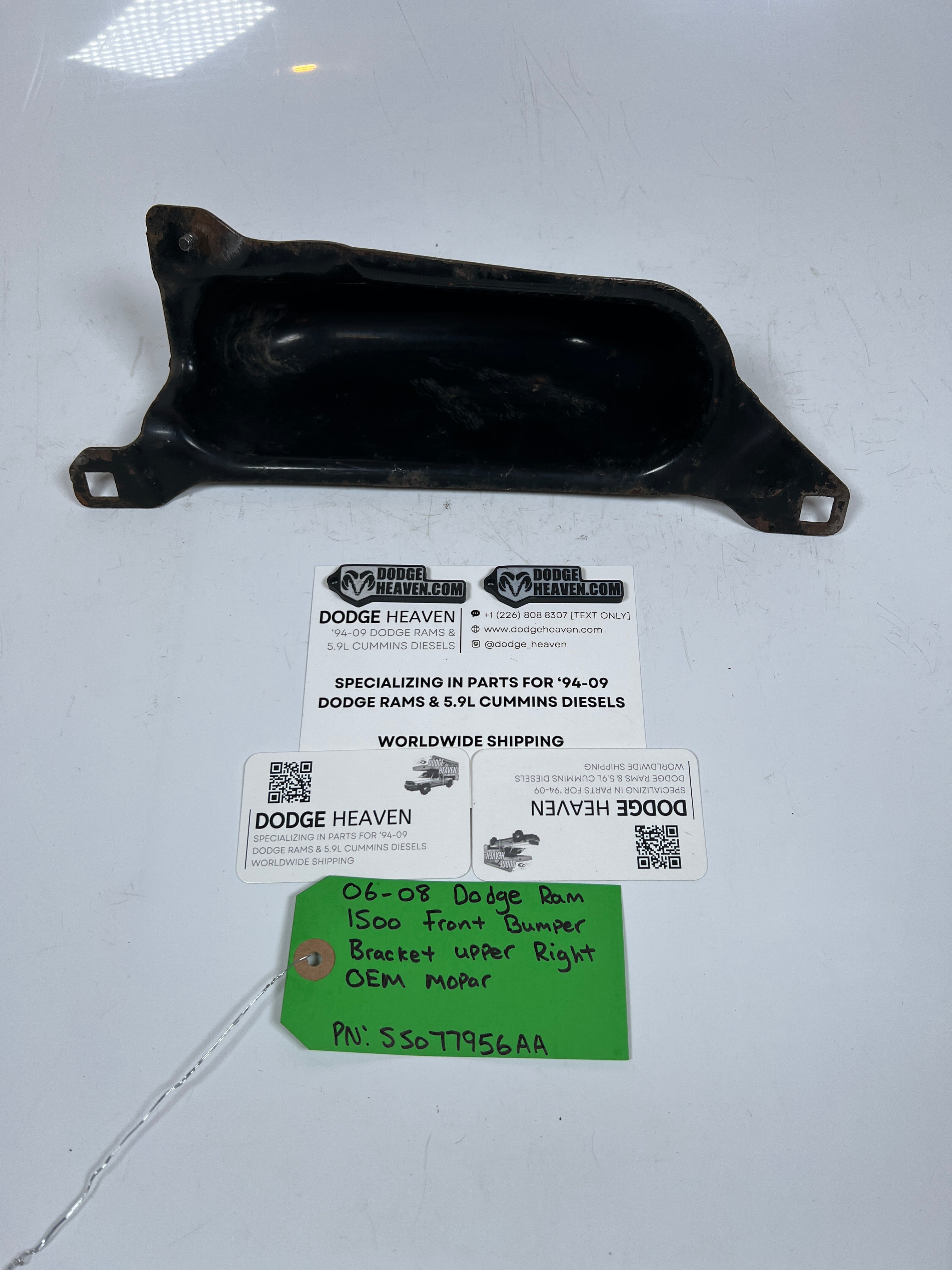2006-2008 Dodge Ram 1500 Front Bumper Bracket Upper Right