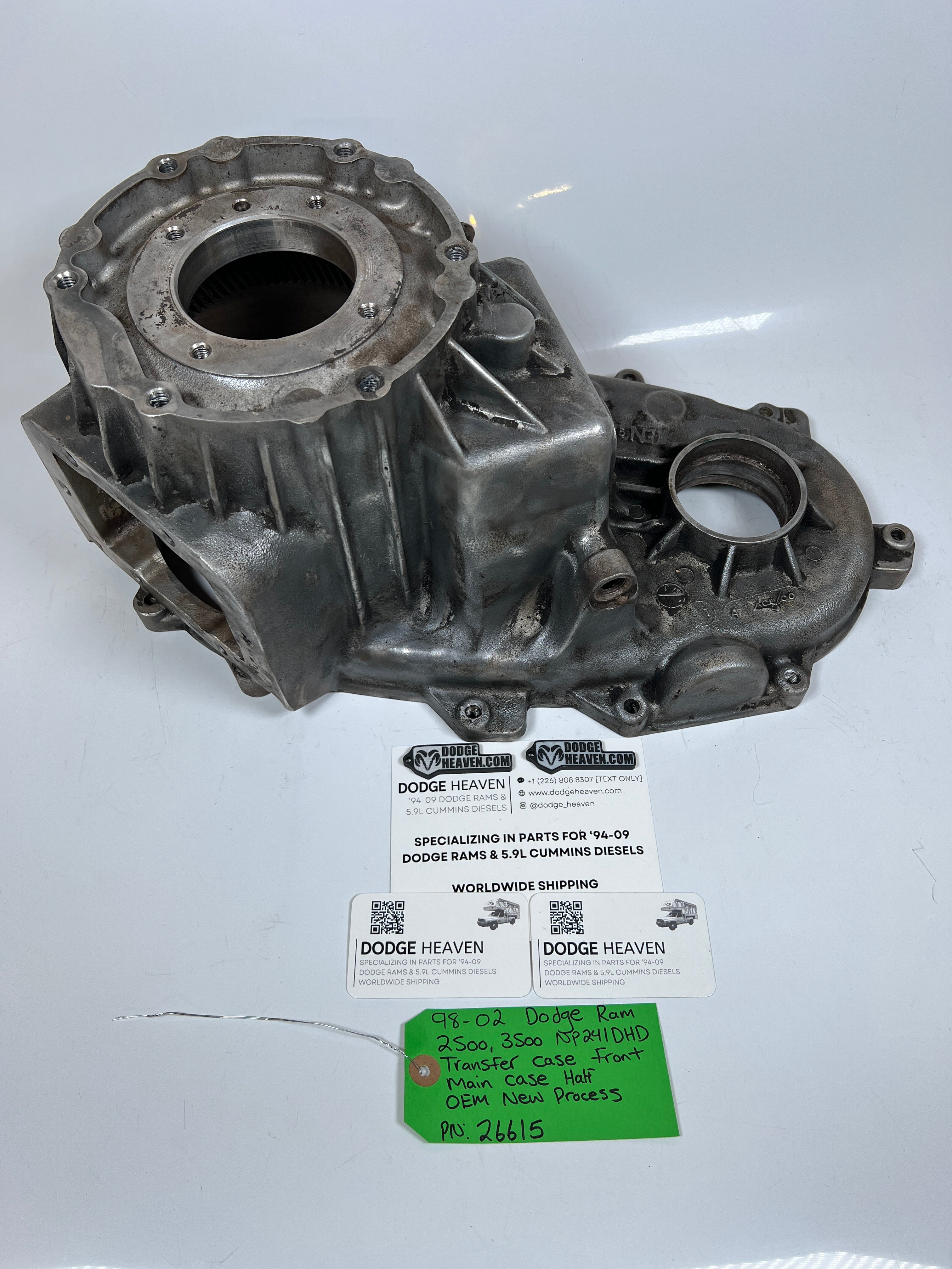1998-2002 Dodge Ram 2500 3500 NP241DHD Transfer Case Front Main Case Half
