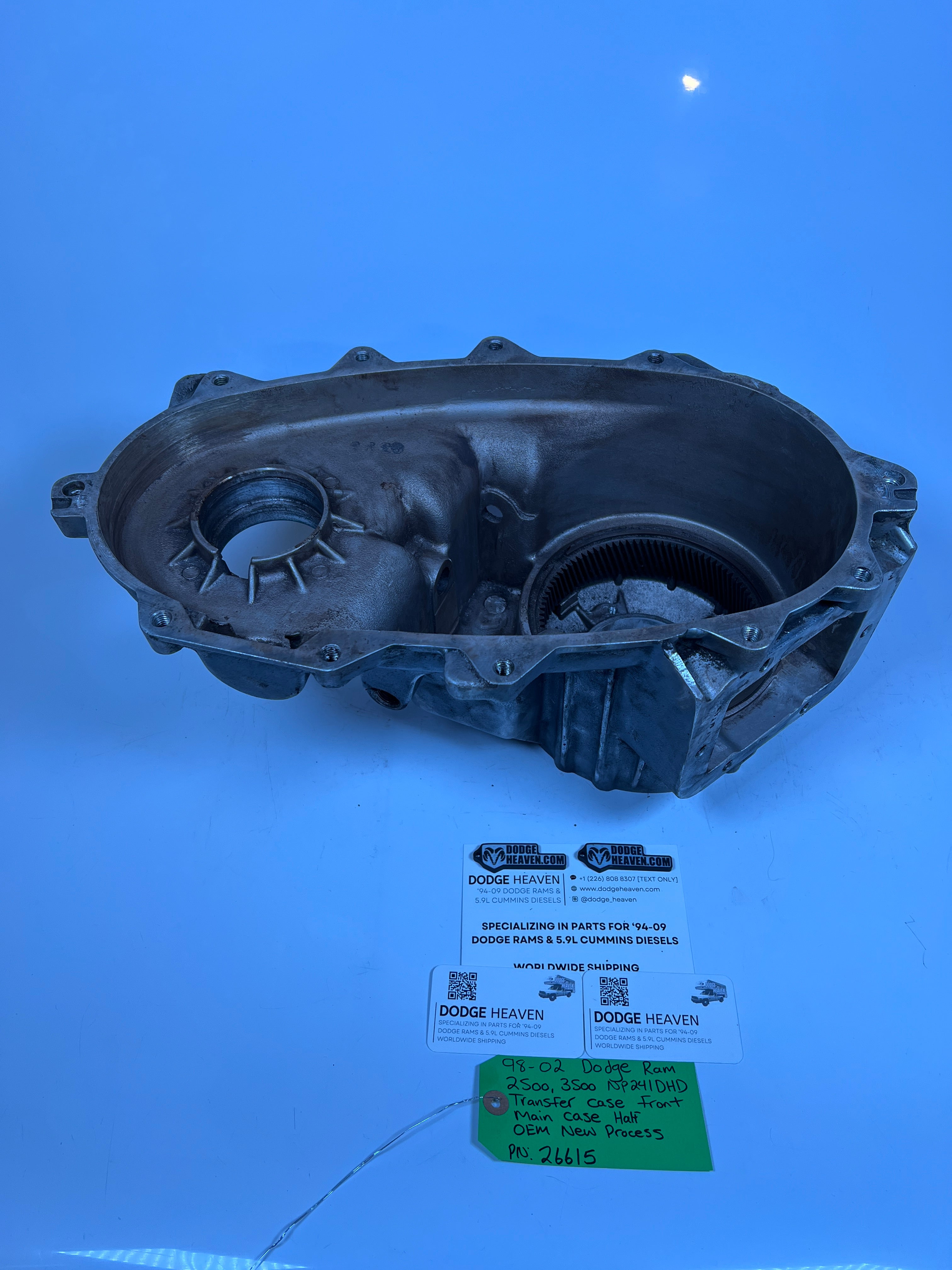 1998-2002 Dodge Ram 2500 3500 NP241DHD Transfer Case Front Main Case Half