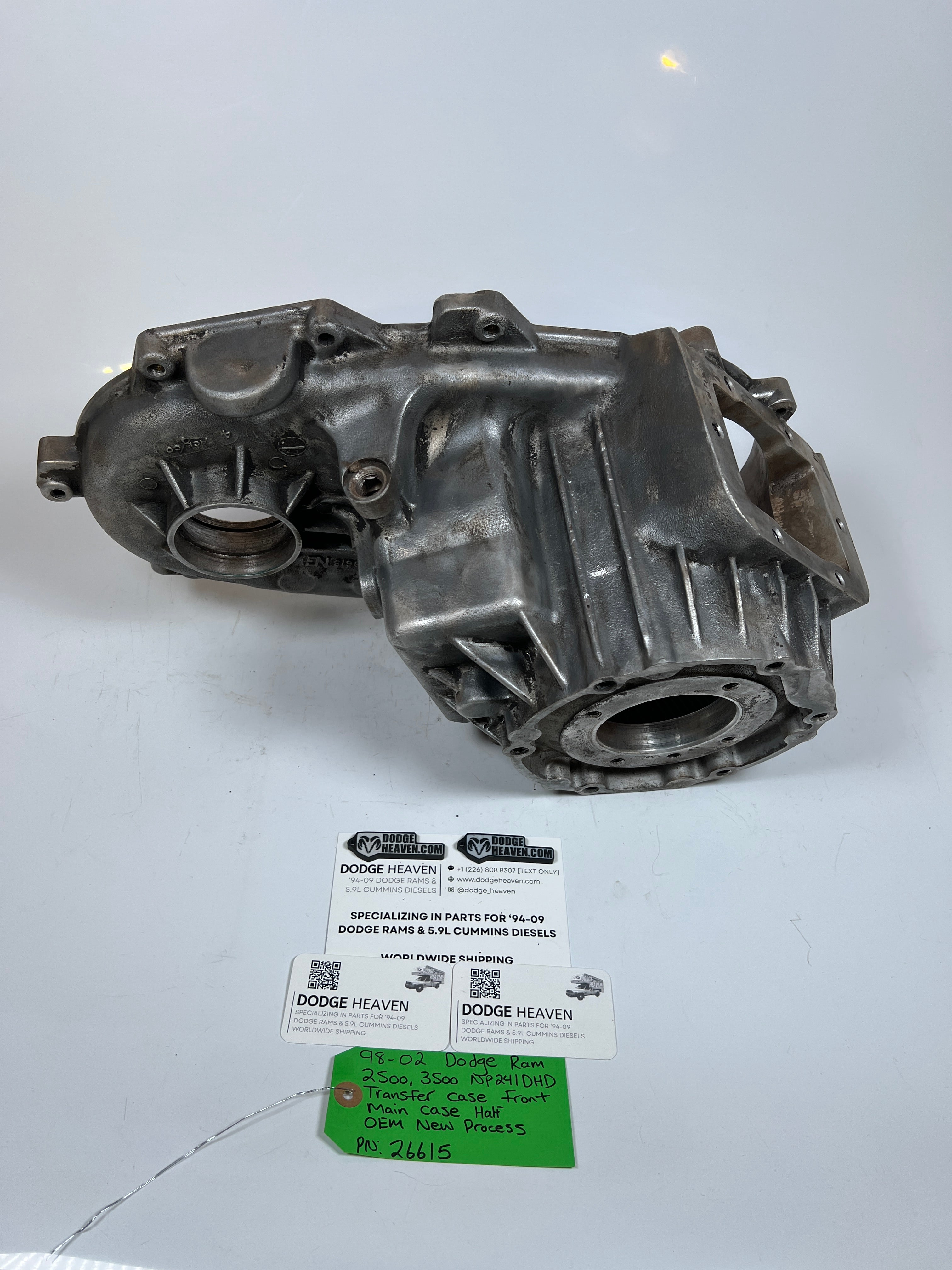 1998-2002 Dodge Ram 2500 3500 NP241DHD Transfer Case Front Main Case Half