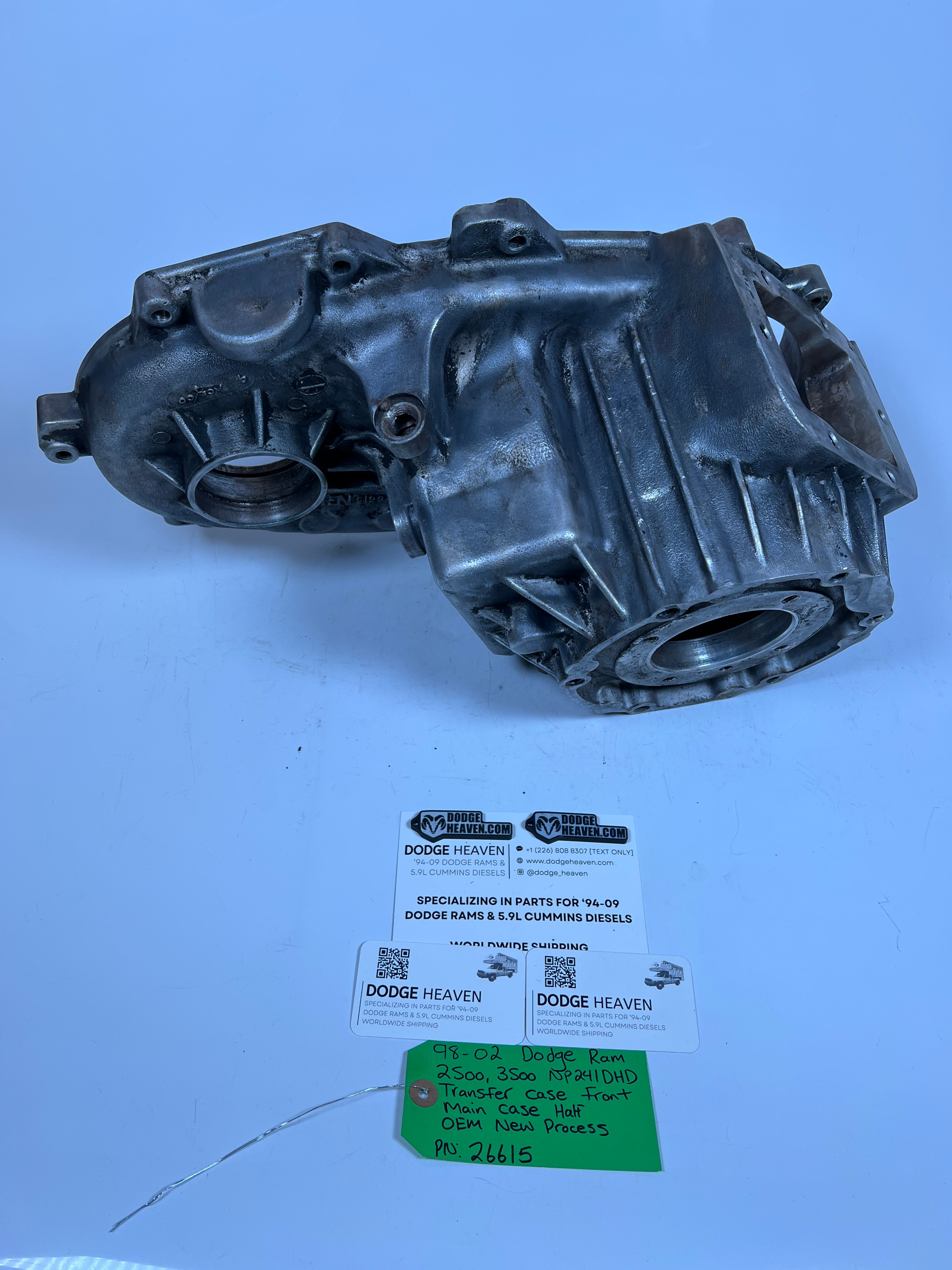 1998-2002 Dodge Ram 2500 3500 NP241DHD Transfer Case Front Main Case Half