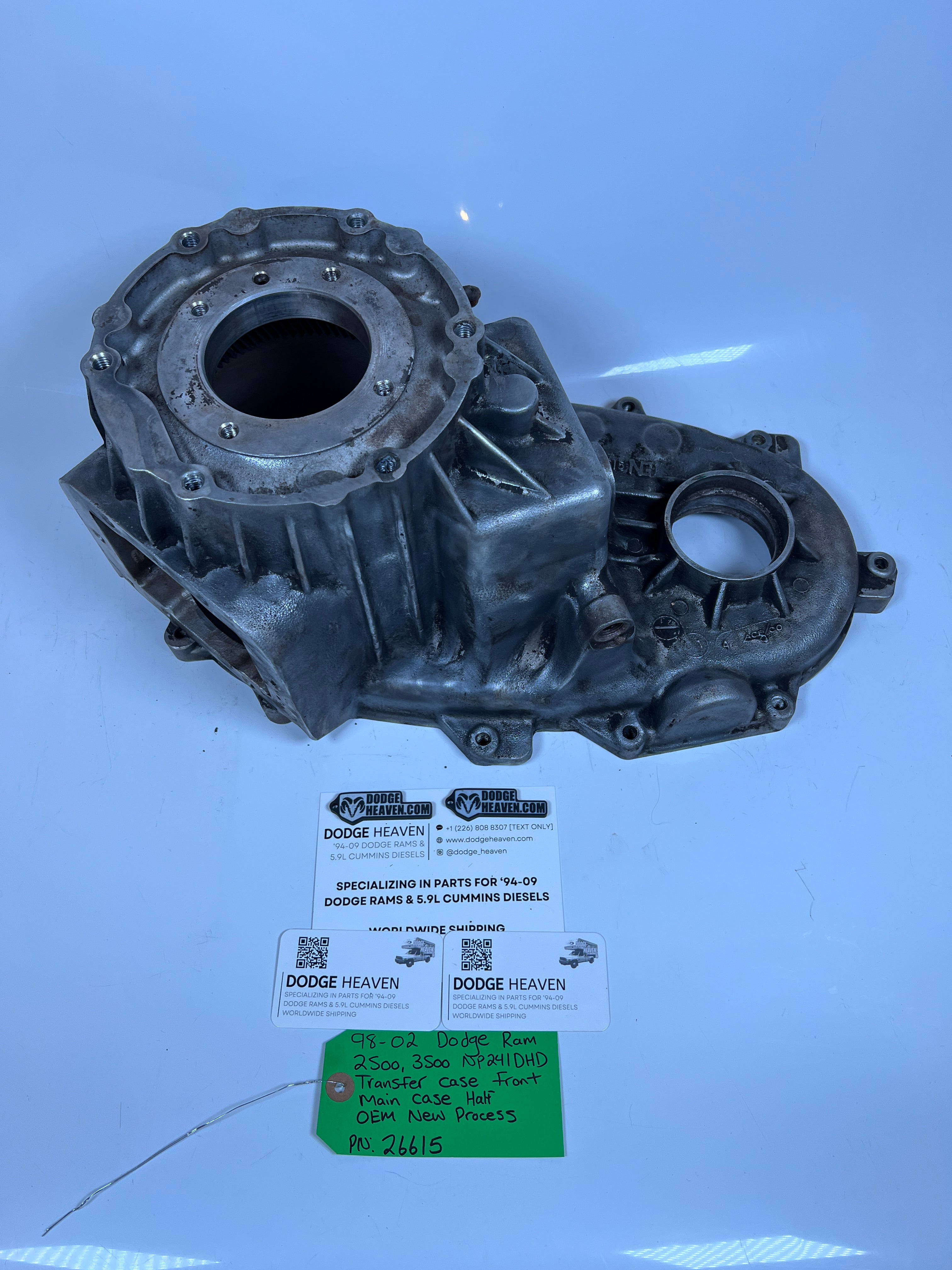 1998-2002 Dodge Ram 2500 3500 NP241DHD Transfer Case Front Main Case Half