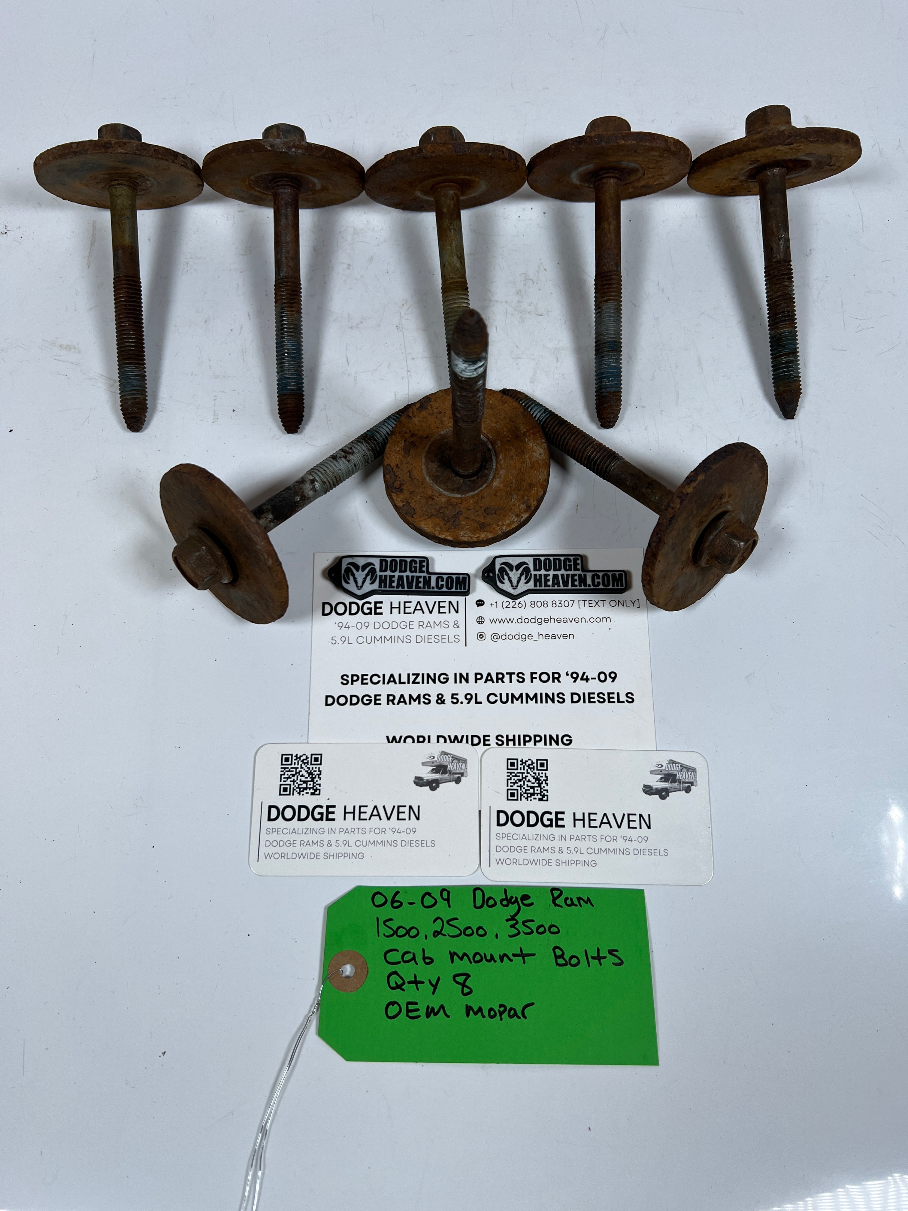 2006-2009 Dodge Ram 1500-3500 Cab / Body Mount Bolts QTY 8
