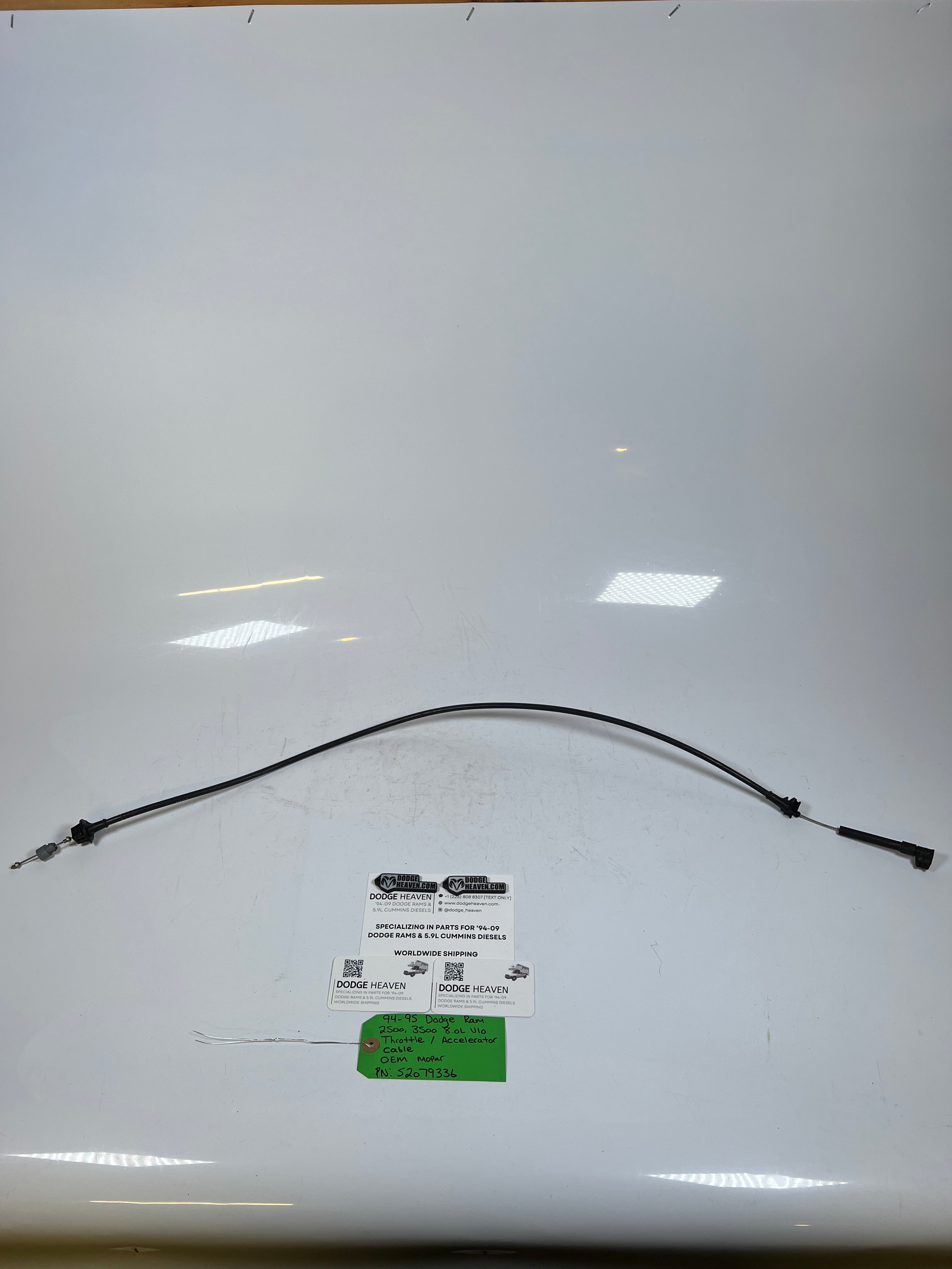 1994-1995 Dodge Ram 2500 3500 8.0L V10 Throttle Accelerator Cable