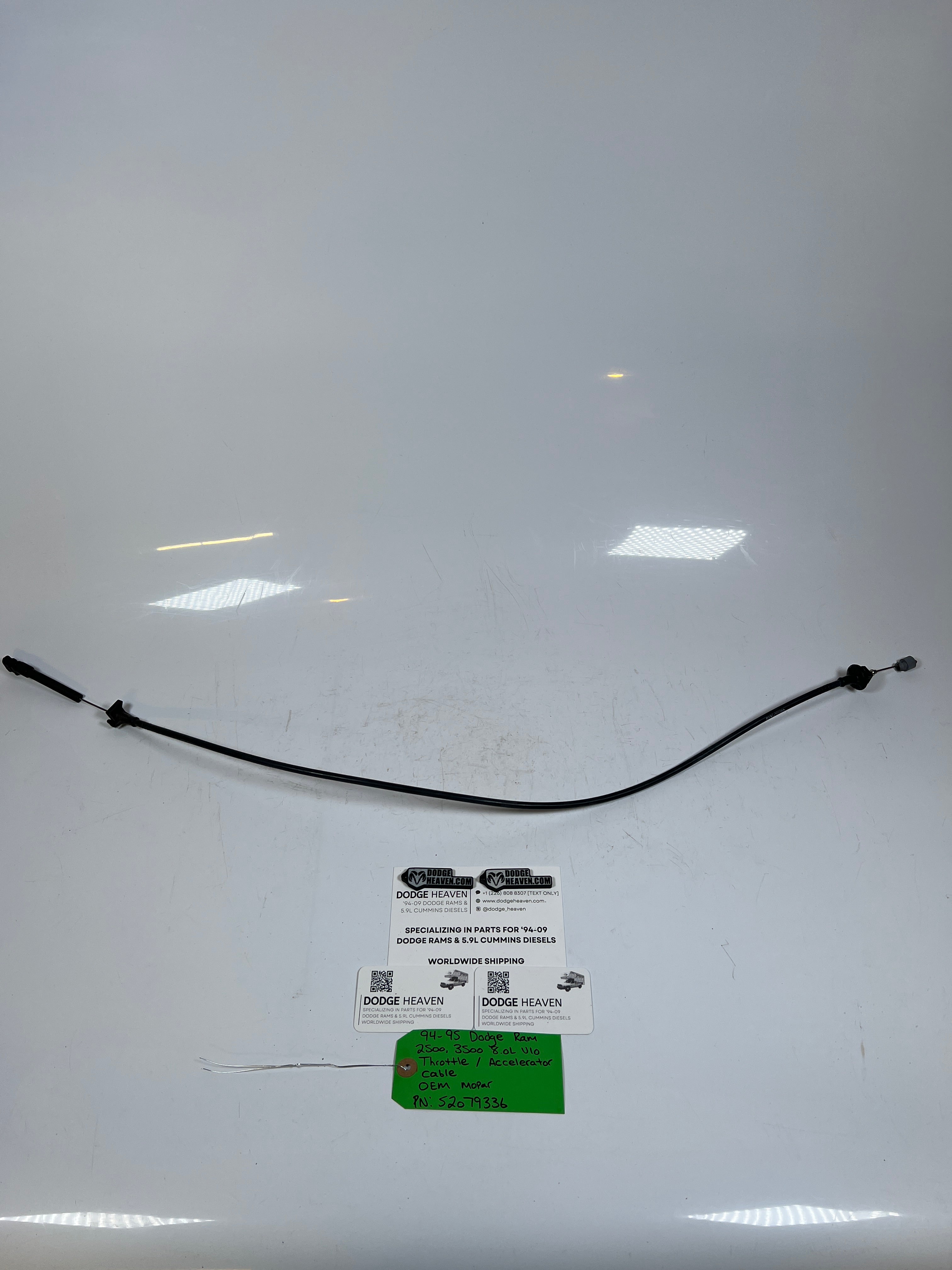 1994-1995 Dodge Ram 2500 3500 8.0L V10 Throttle Accelerator Cable