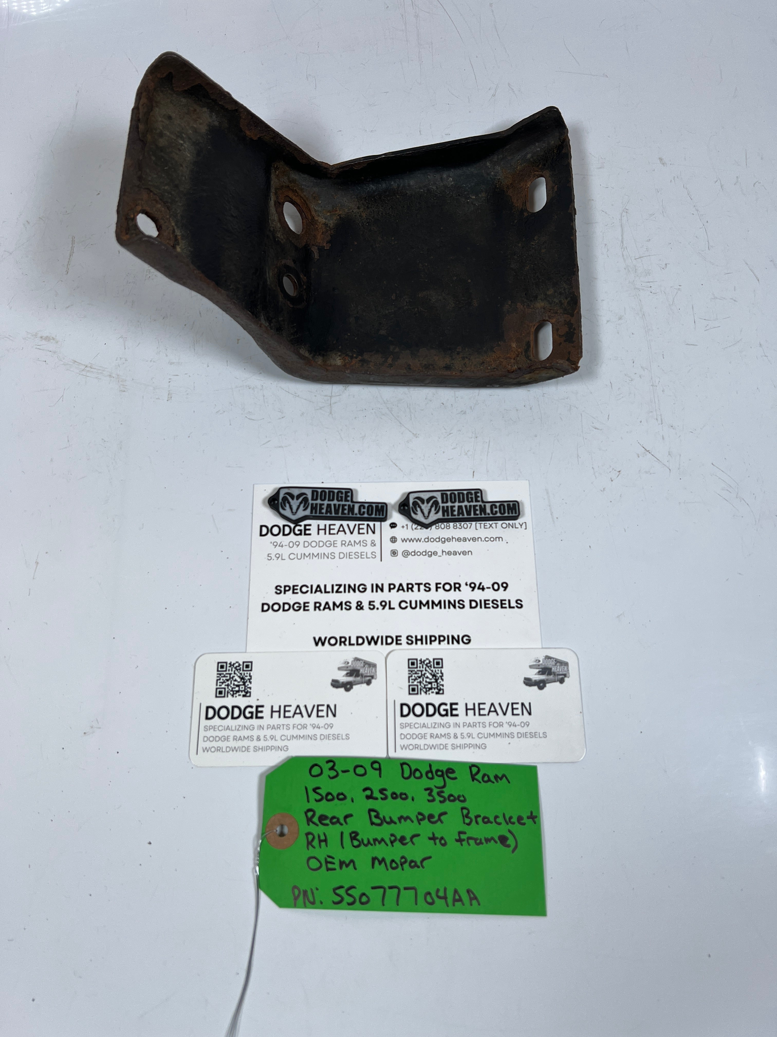 2003-2009 Dodge ram 1500 2500 3500 Rear Bumper Bracket RH