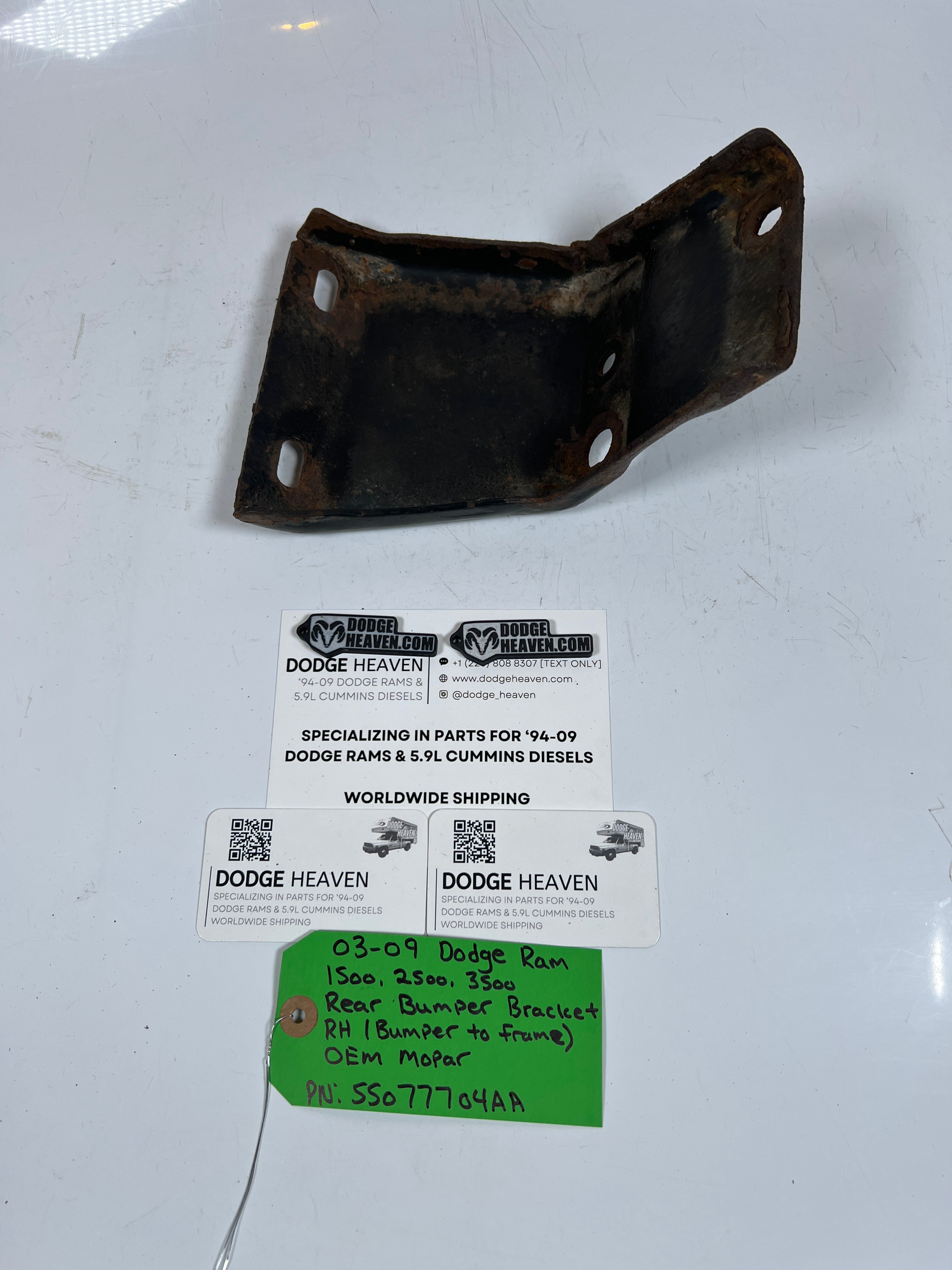 2003-2009 Dodge ram 1500 2500 3500 Rear Bumper Bracket RH