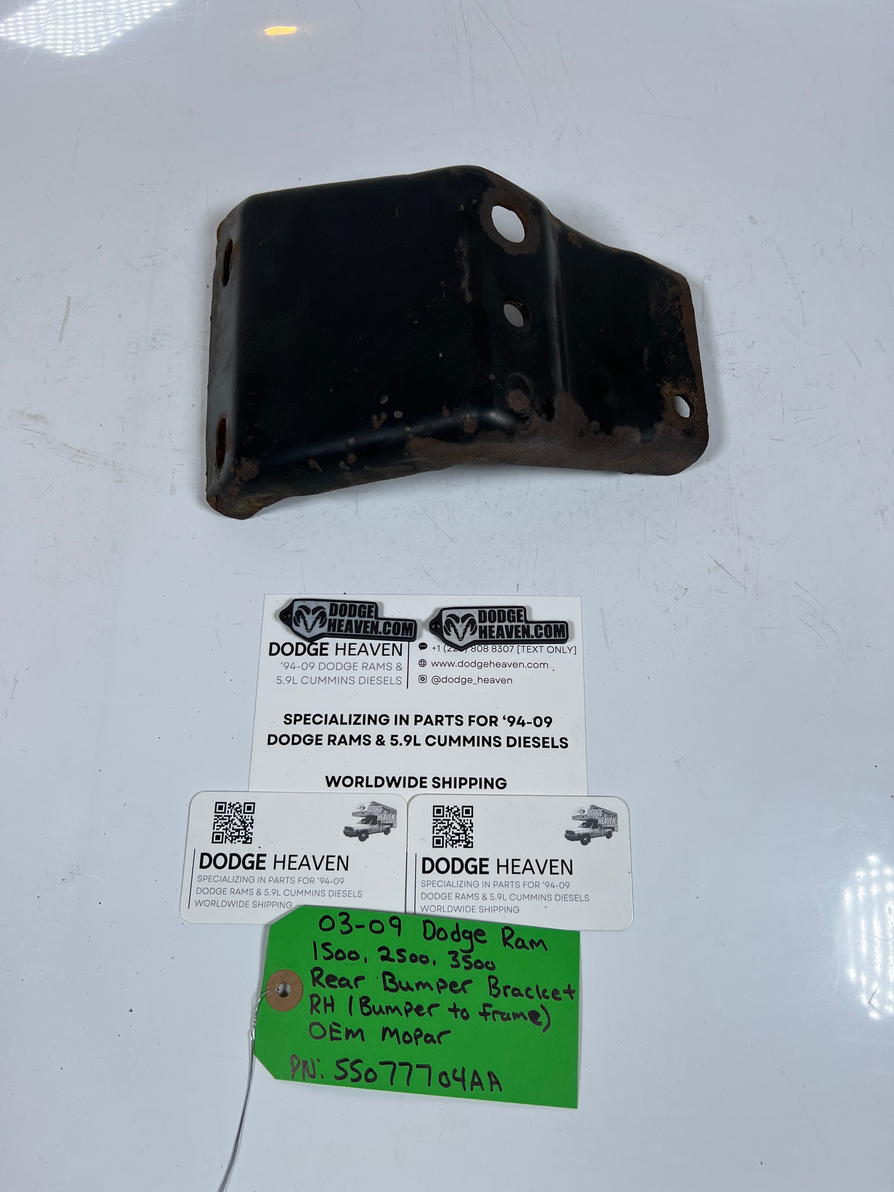 2003-2009 Dodge ram 1500 2500 3500 Rear Bumper Bracket RH