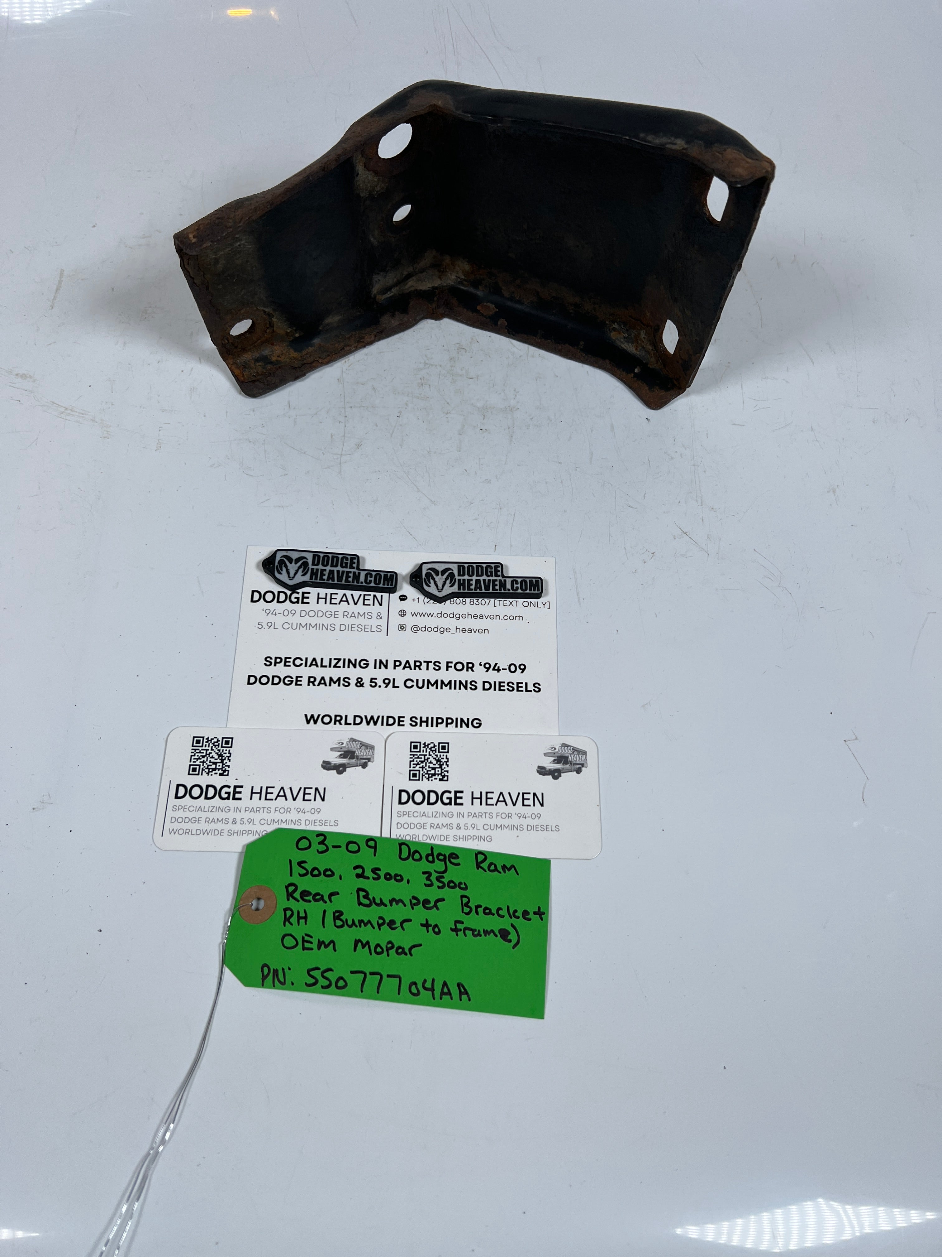 2003-2009 Dodge ram 1500 2500 3500 Rear Bumper Bracket RH