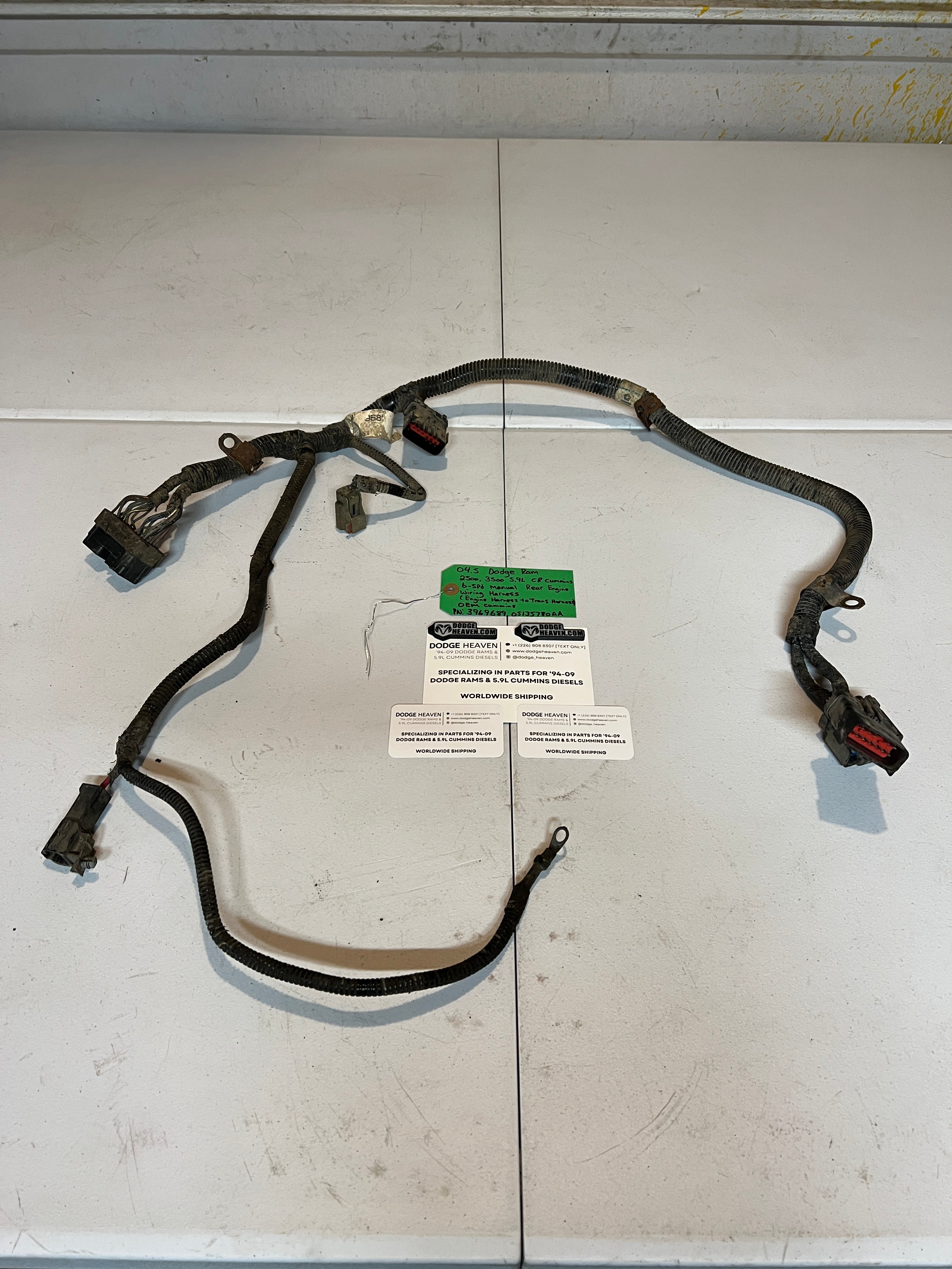 2004.5-2004.5 Dodge Ram 5.9L Cummins Manual Rear Engine ECM Wiring Harness