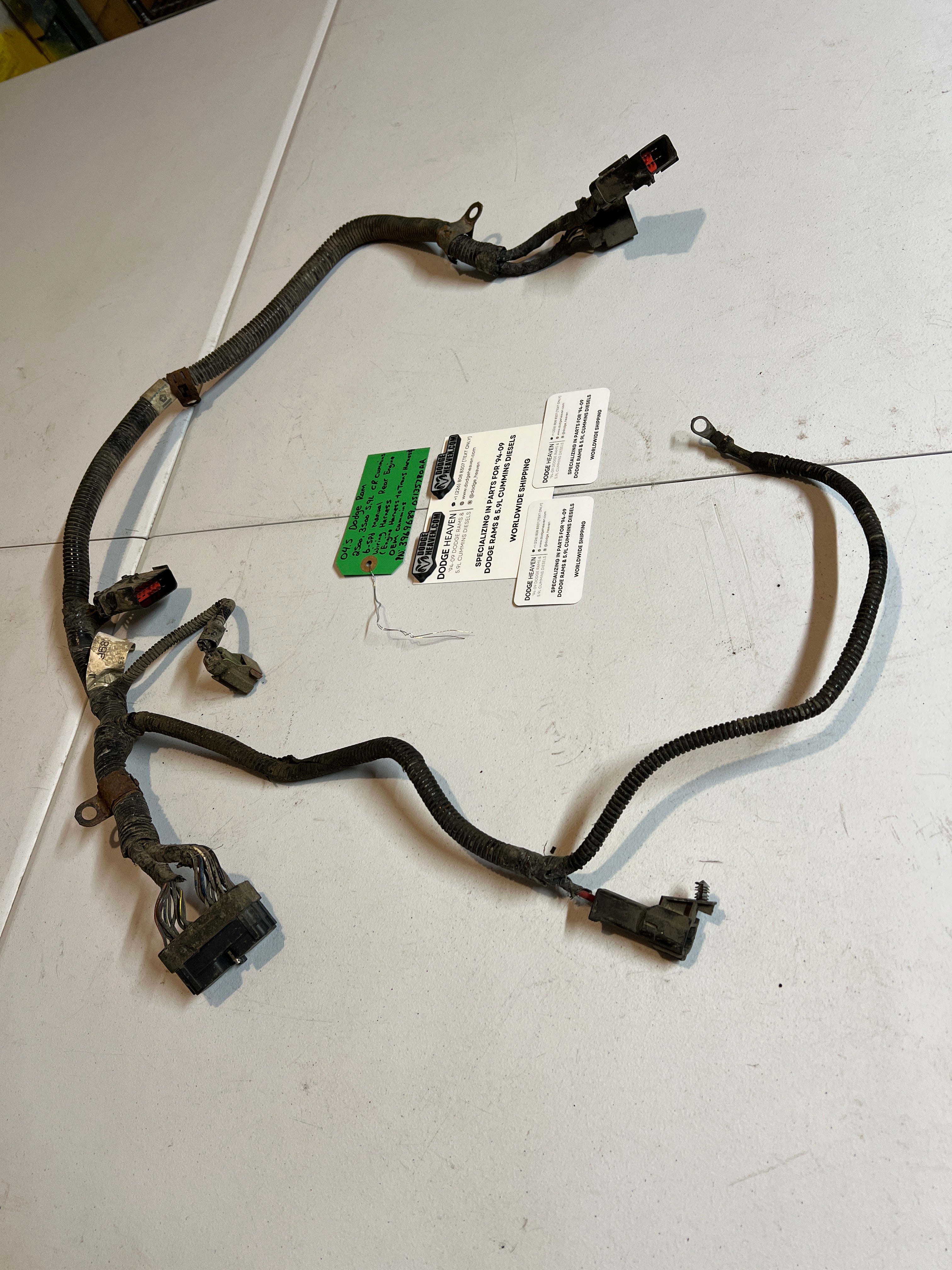 2004.5-2004.5 Dodge Ram 5.9L Cummins Manual Rear Engine ECM Wiring Harness