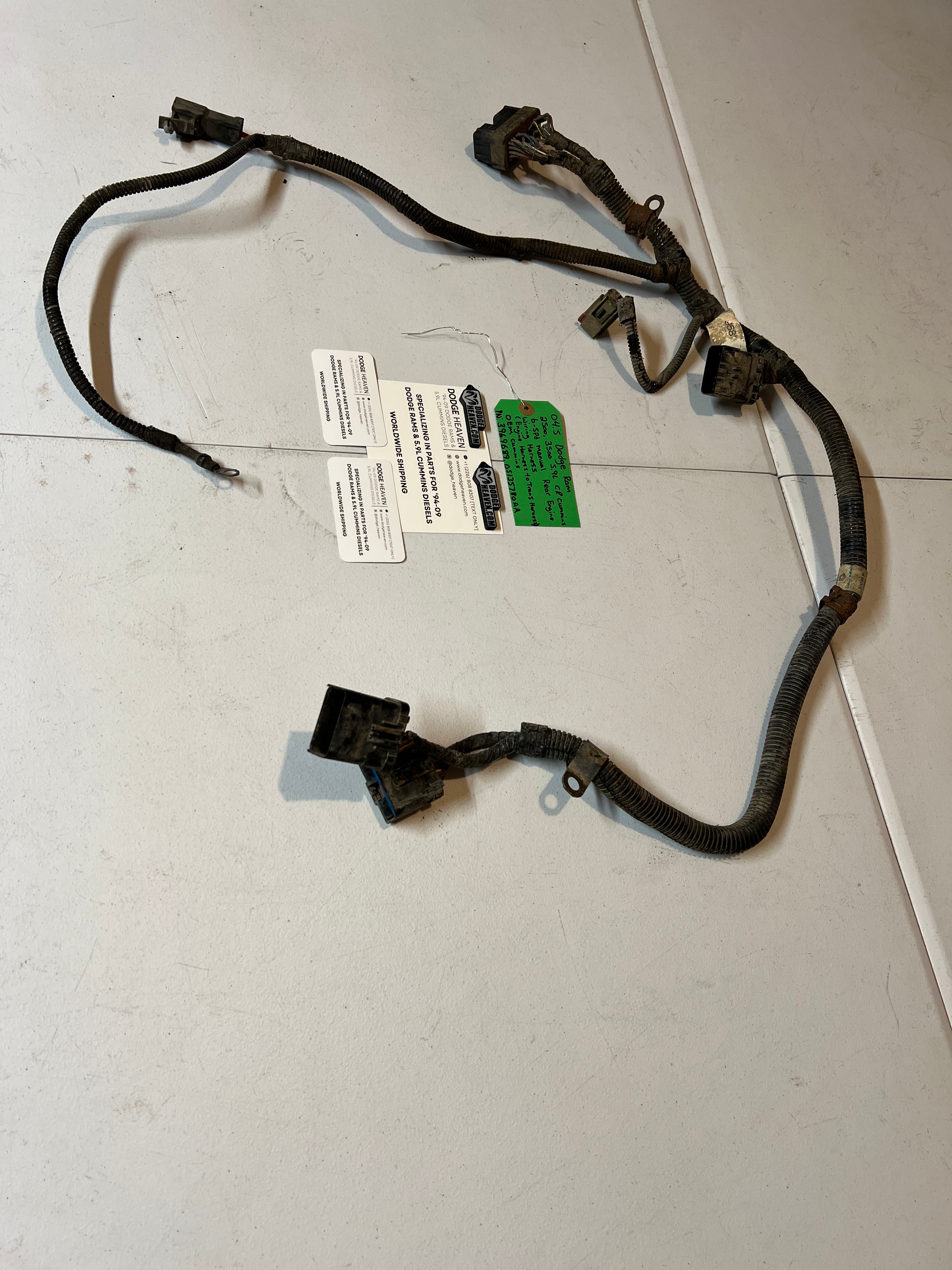 2004.5-2004.5 Dodge Ram 5.9L Cummins Manual Rear Engine ECM Wiring Harness