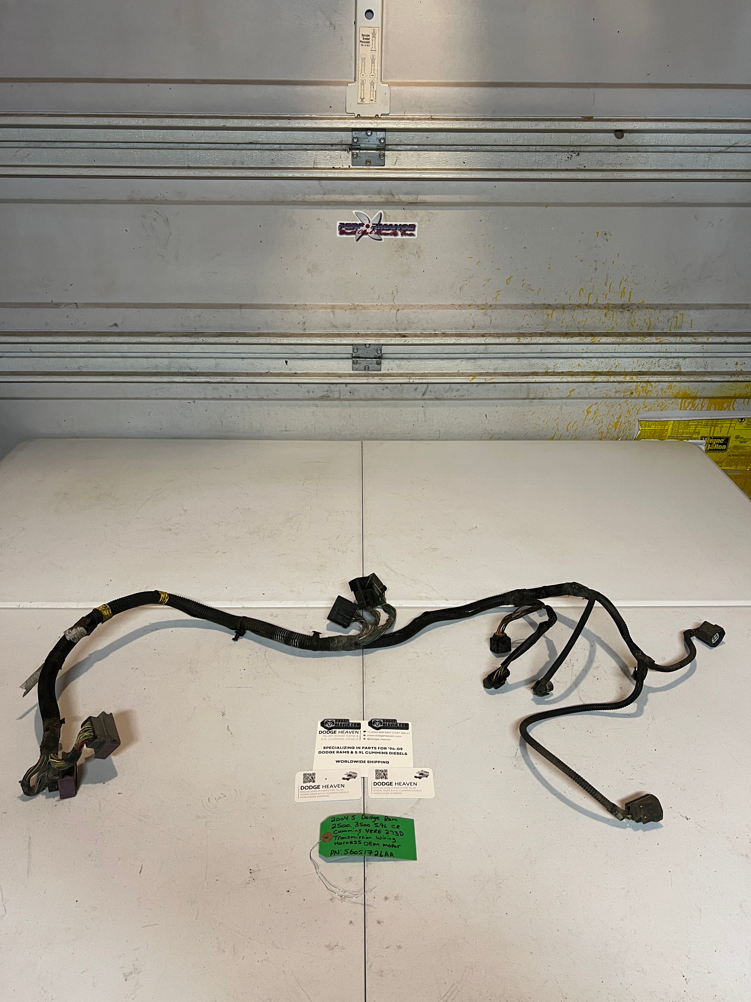 2004.5-2004.5 Dodge Ram 5.9L Cummins 48RE 273D Transmission Wiring Harness