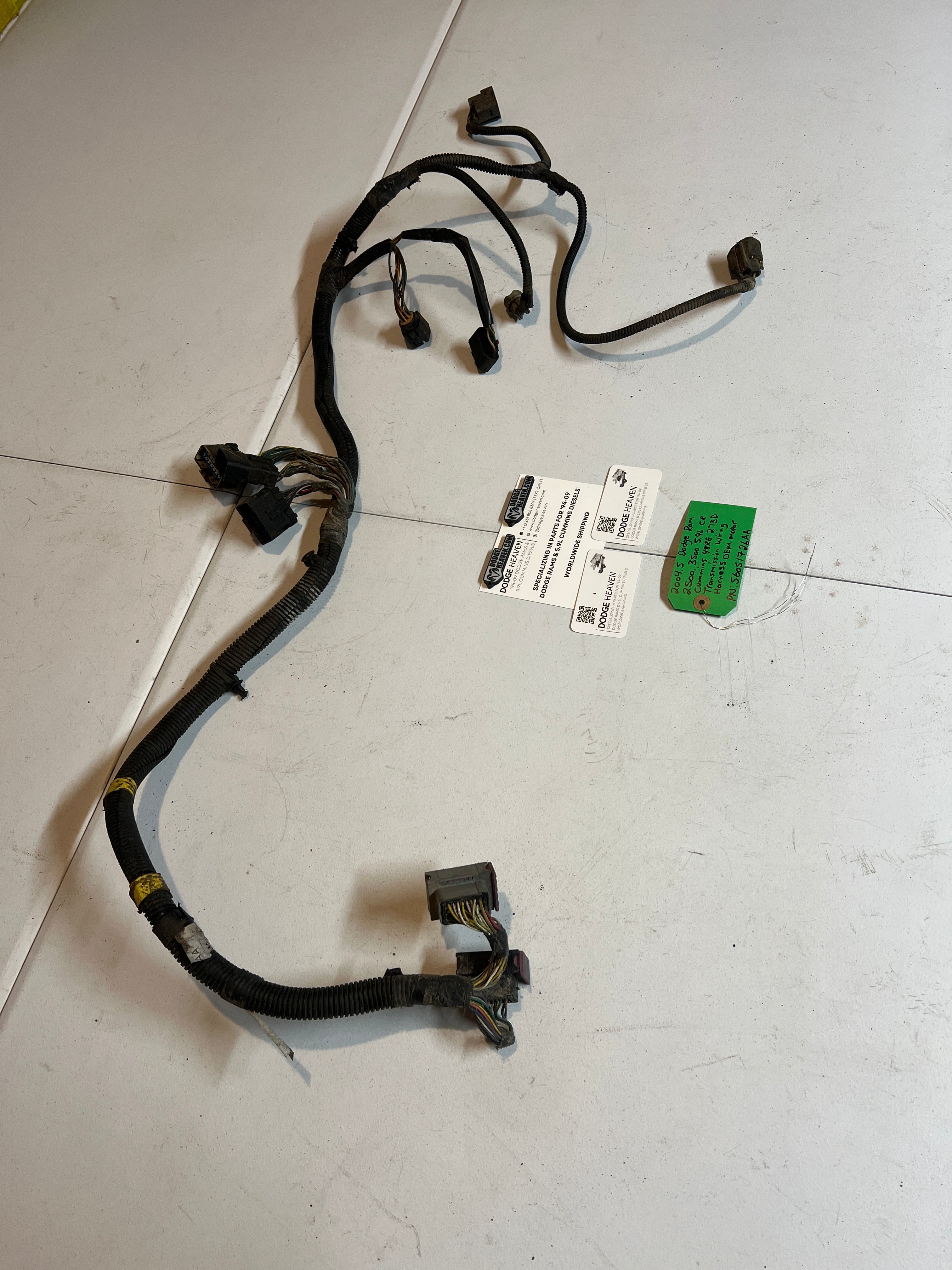2004.5-2004.5 Dodge Ram 5.9L Cummins 48RE 273D Transmission Wiring Harness