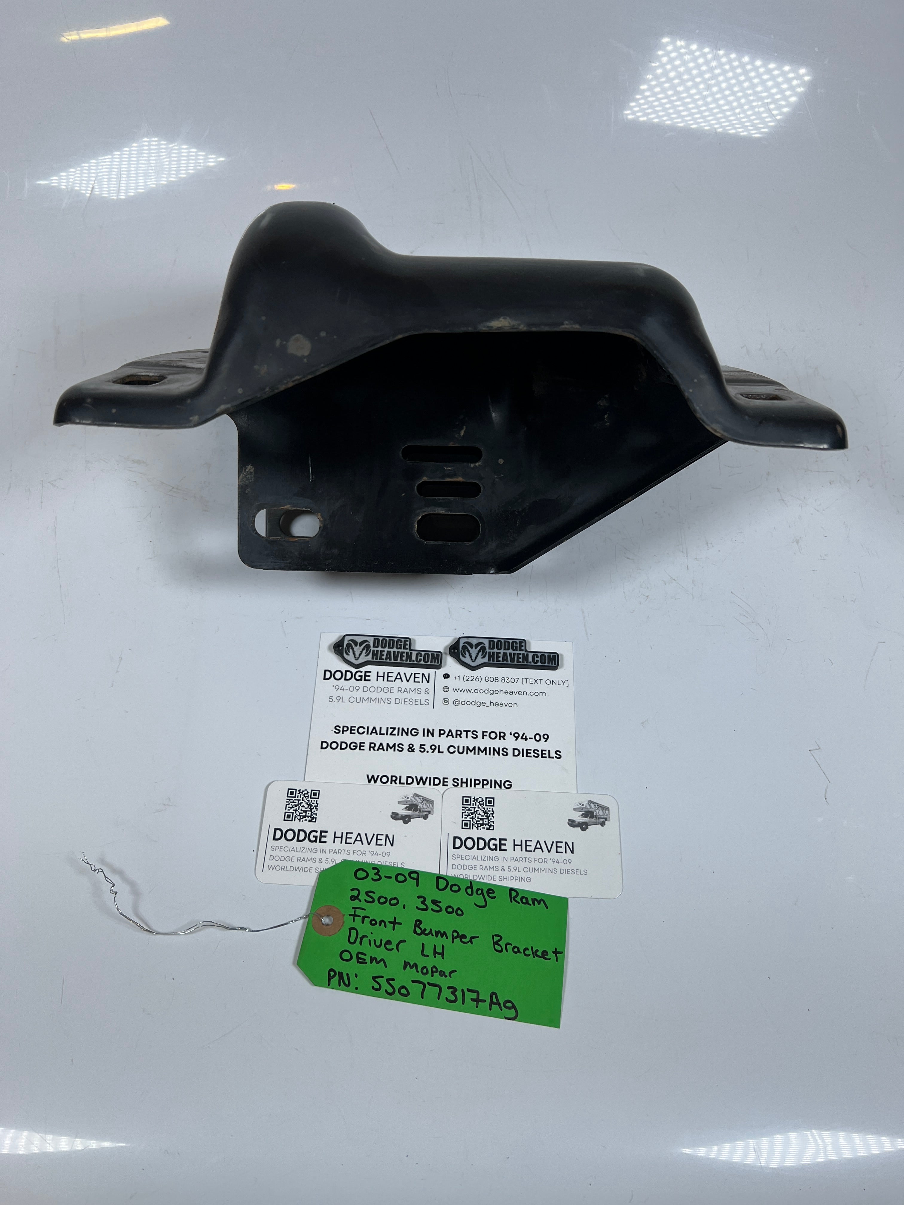 2003-2009 Dodge Ram 2500 3500 Front Bumper Bracket Driver LH