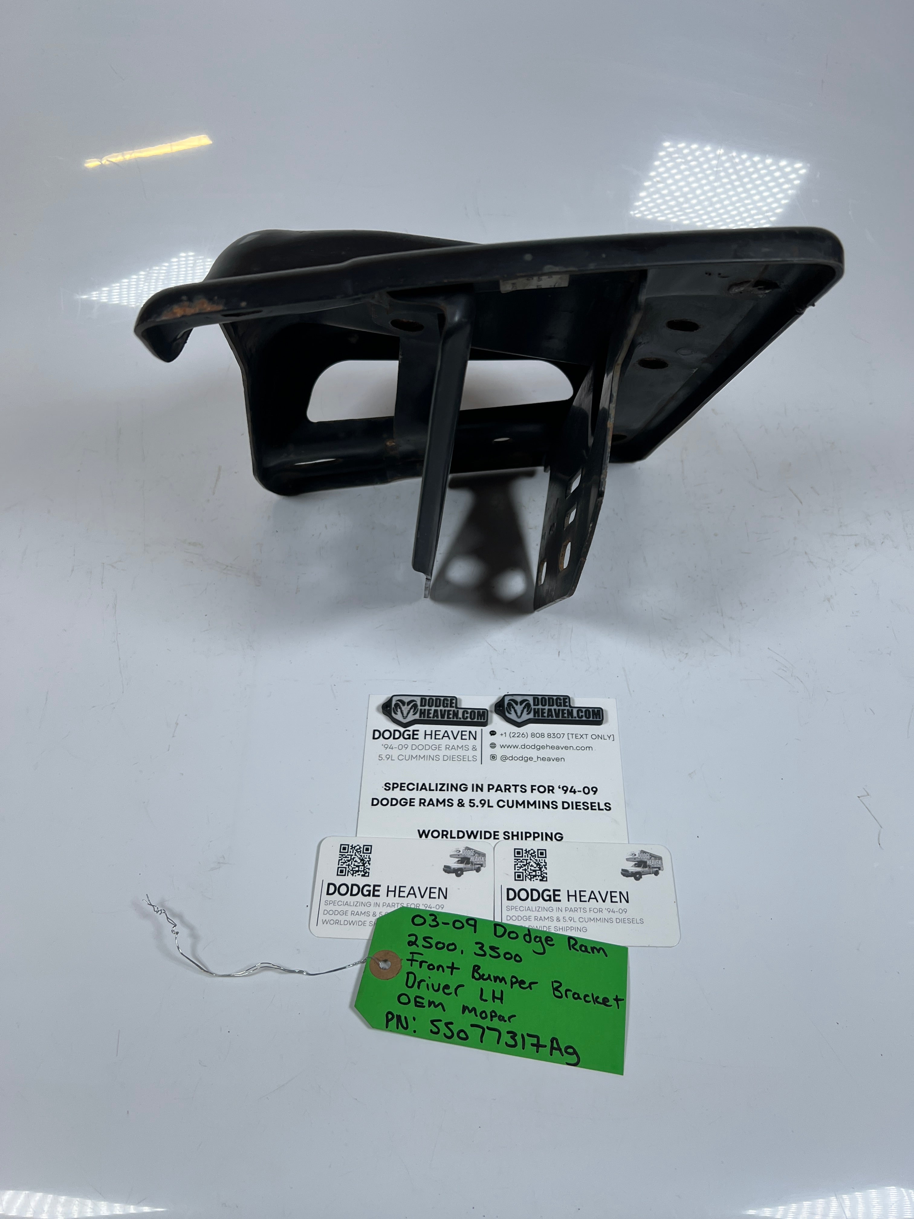 2003-2009 Dodge Ram 2500 3500 Front Bumper Bracket Driver LH