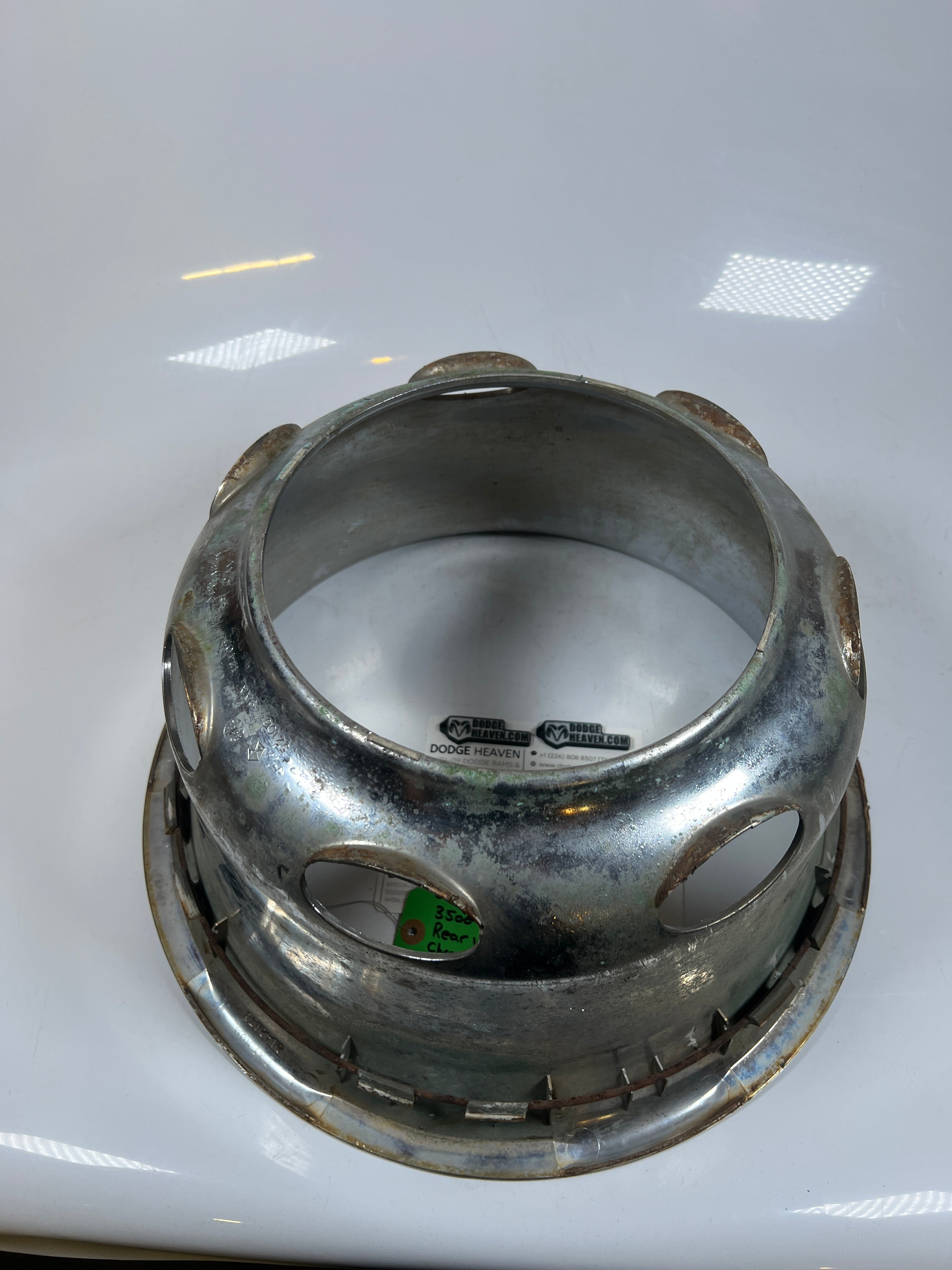2000-2002 Dodge Ram 3500 Dually Rear Hub Cap Wheel Ring Simulator