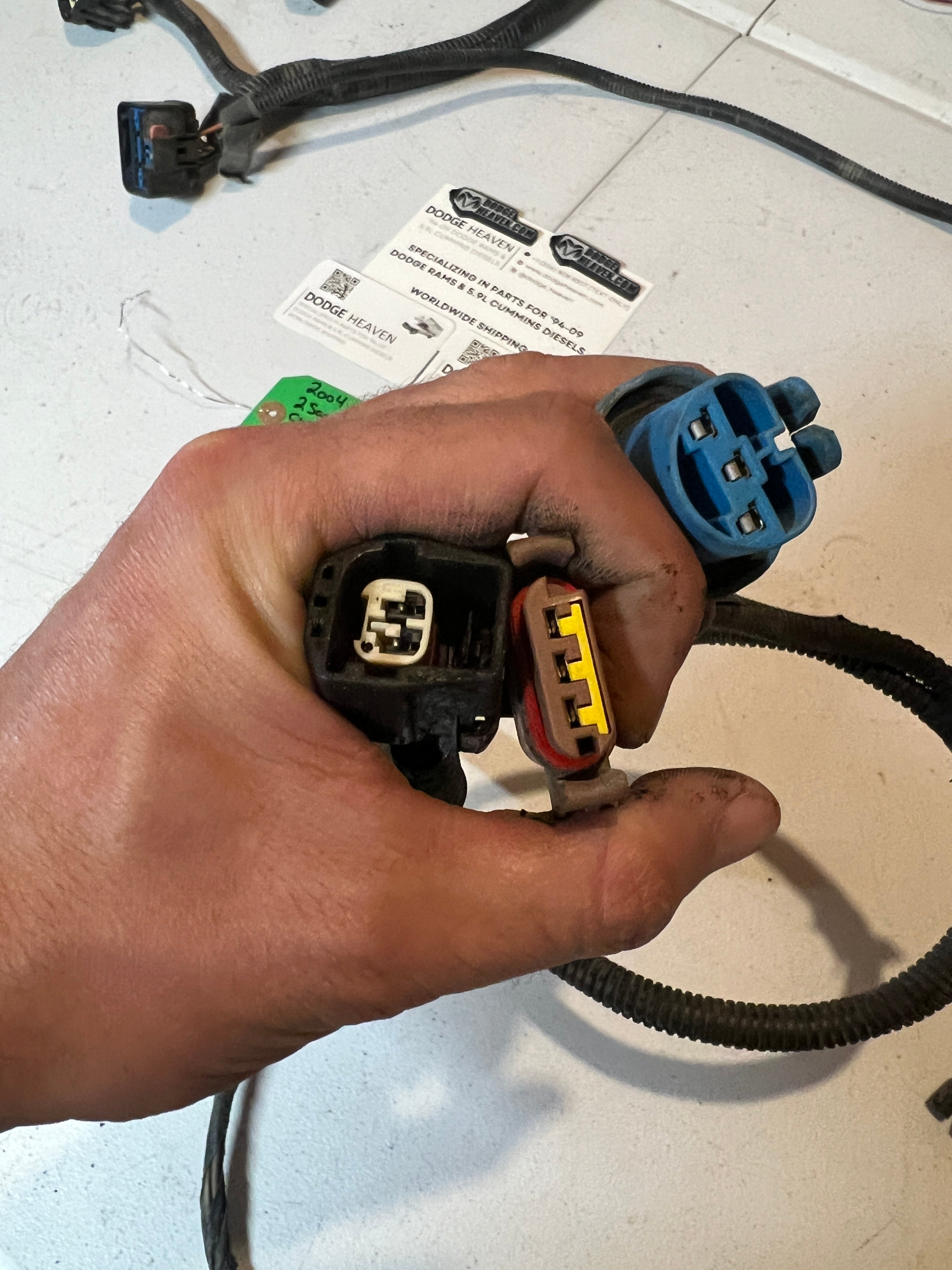 2004-2004 Dodge Ram 5.9l Cummins Headlamp to Dash Engine Bay Wiring Harness