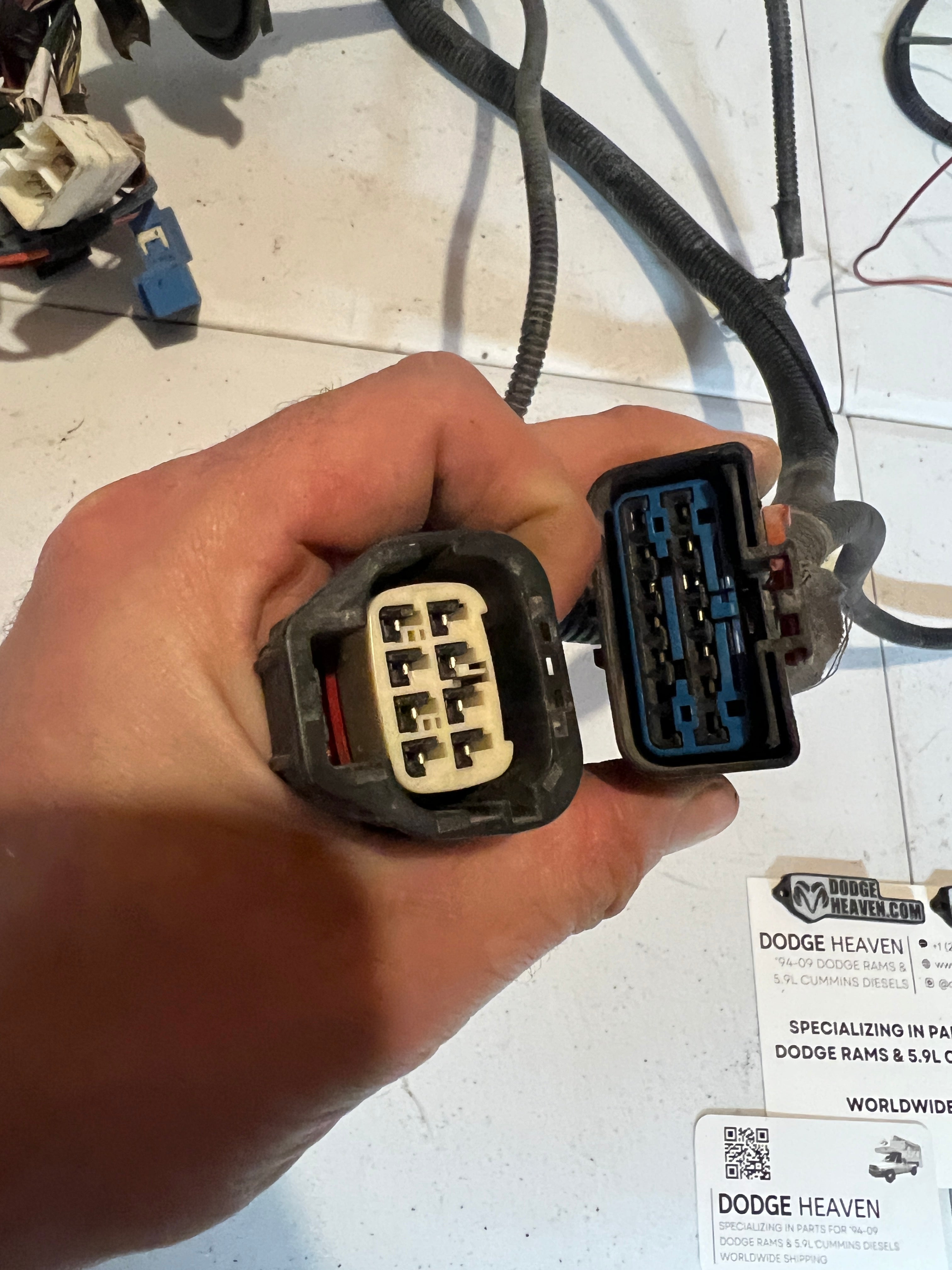 2004-2004 Dodge Ram 5.9l Cummins Headlamp to Dash Engine Bay Wiring Harness