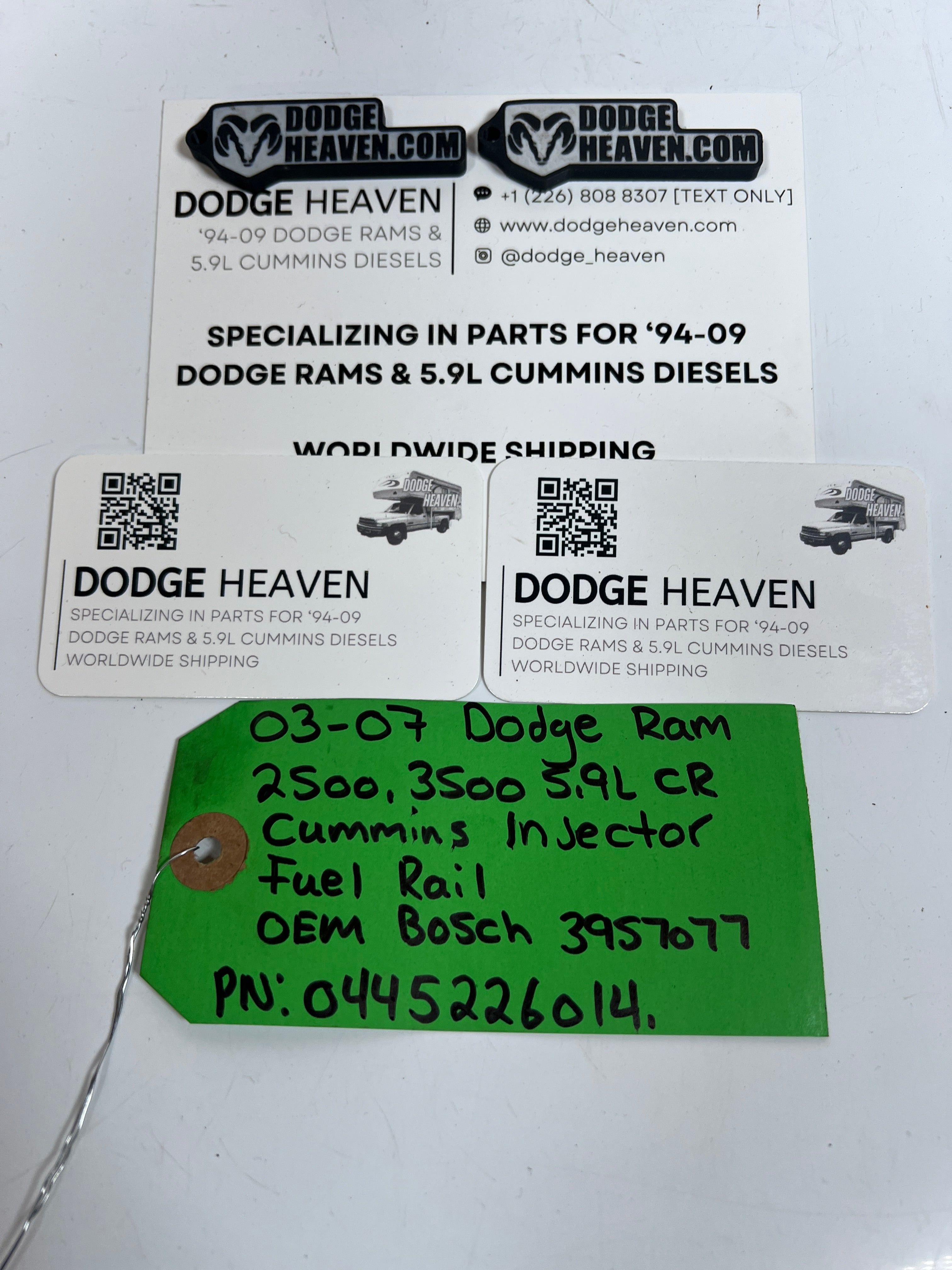 2003-2007 Dodge Ram Cummins 24V 5.9L Genuine Bosch Fuel Rail (OEM)