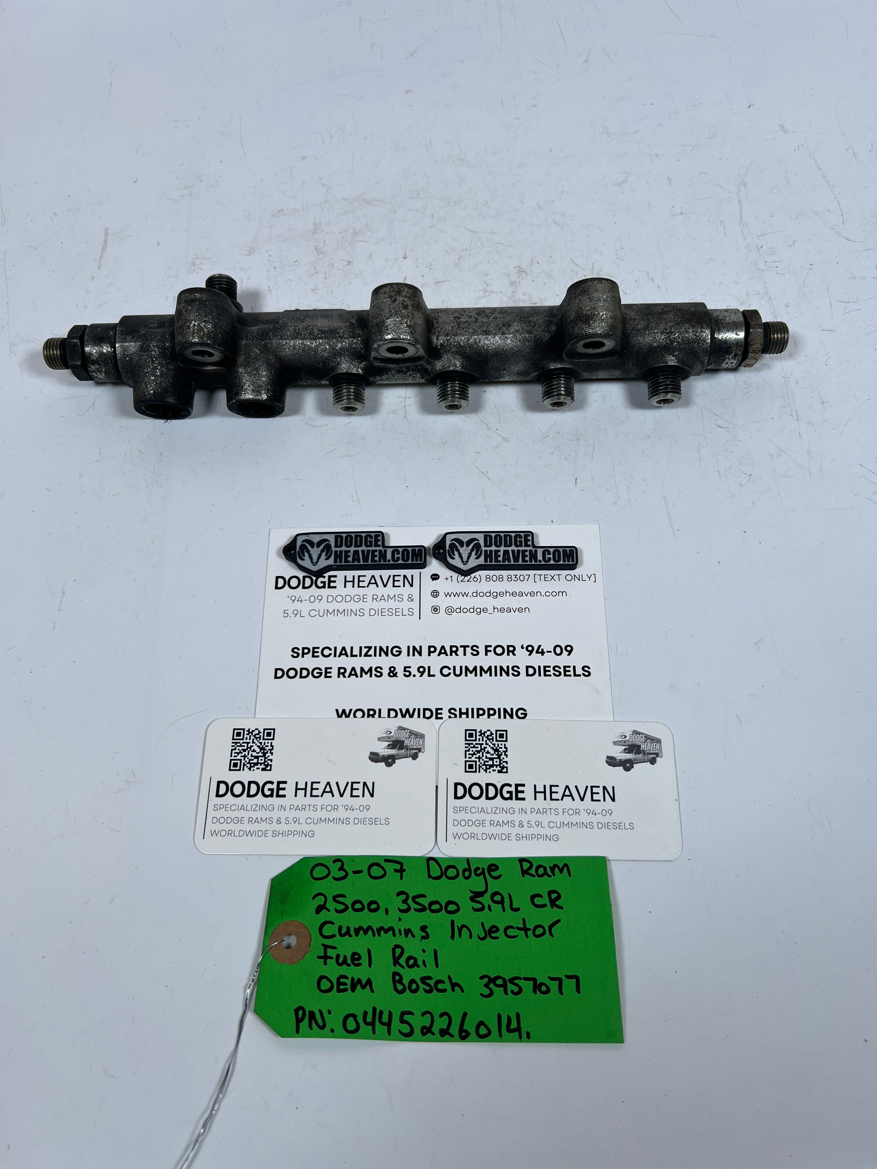 2003-2007 Dodge Ram Cummins 24V 5.9L Genuine Bosch Fuel Rail (OEM)