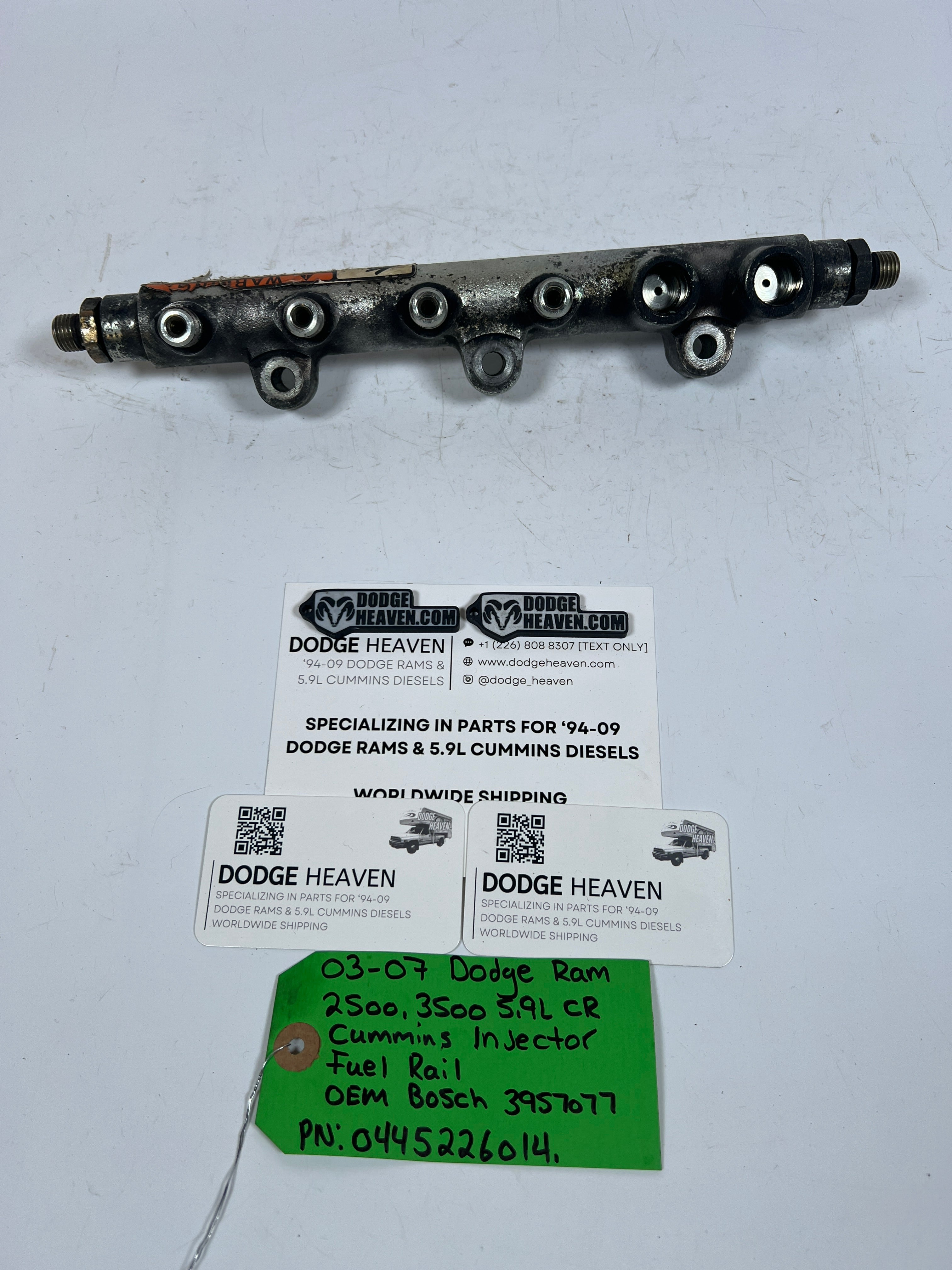 2003-2007 Dodge Ram Cummins 24V 5.9L Genuine Bosch Fuel Rail (OEM)