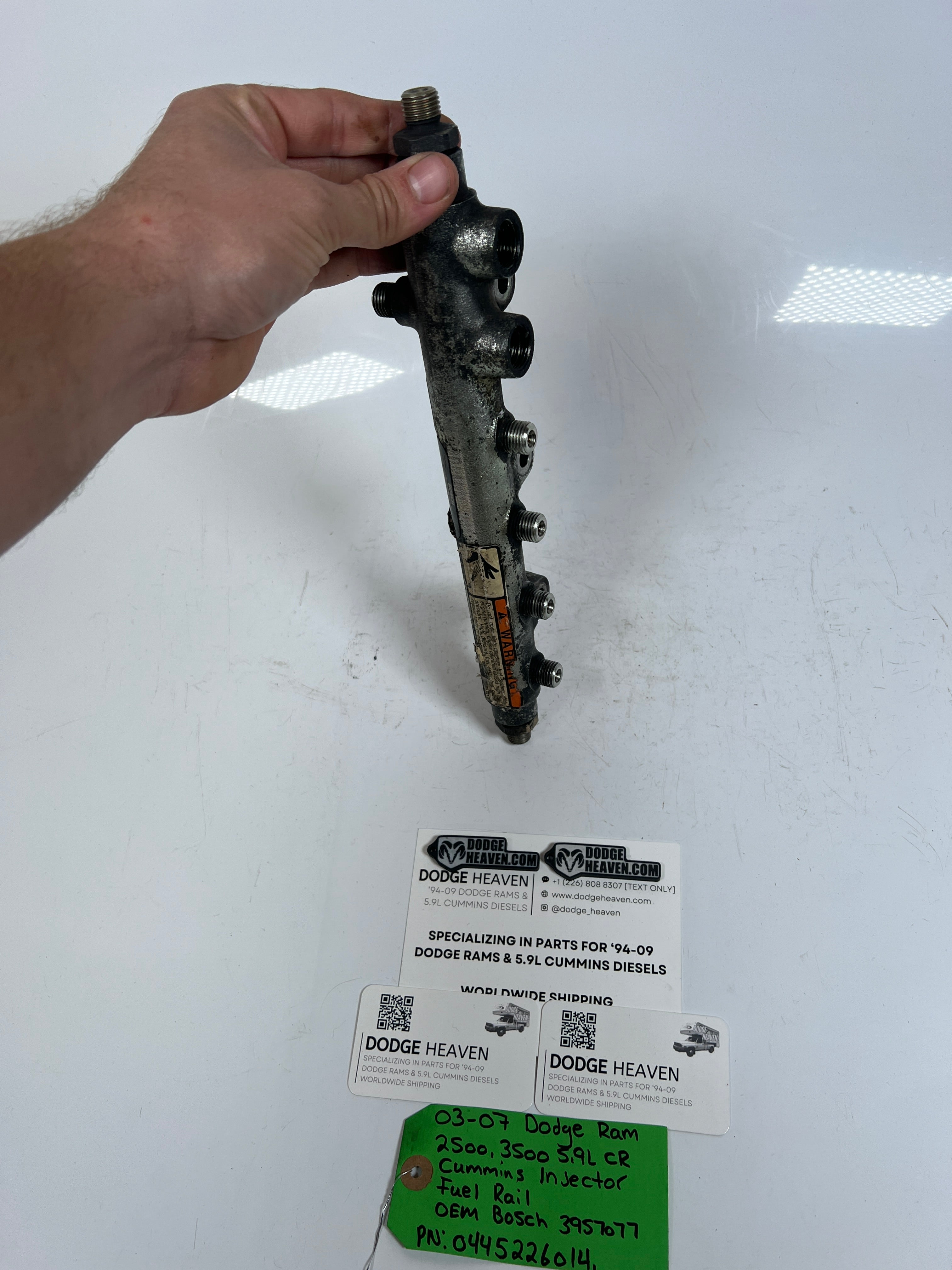 2003-2007 Dodge Ram Cummins 24V 5.9L Genuine Bosch Fuel Rail (OEM)