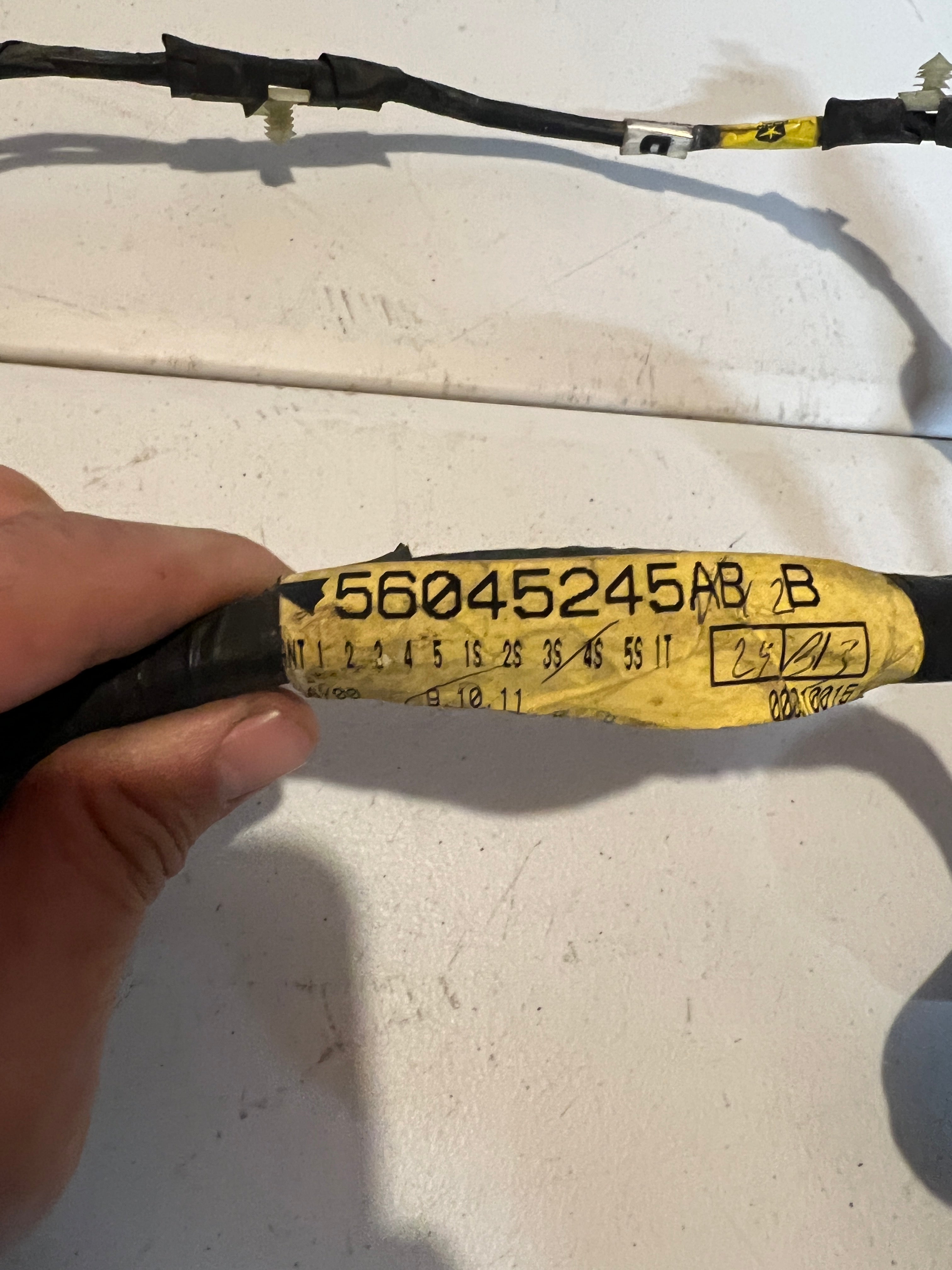 1999-2002 Dodge Ram 1500-3500 Passenger Power Door Wiring Harness