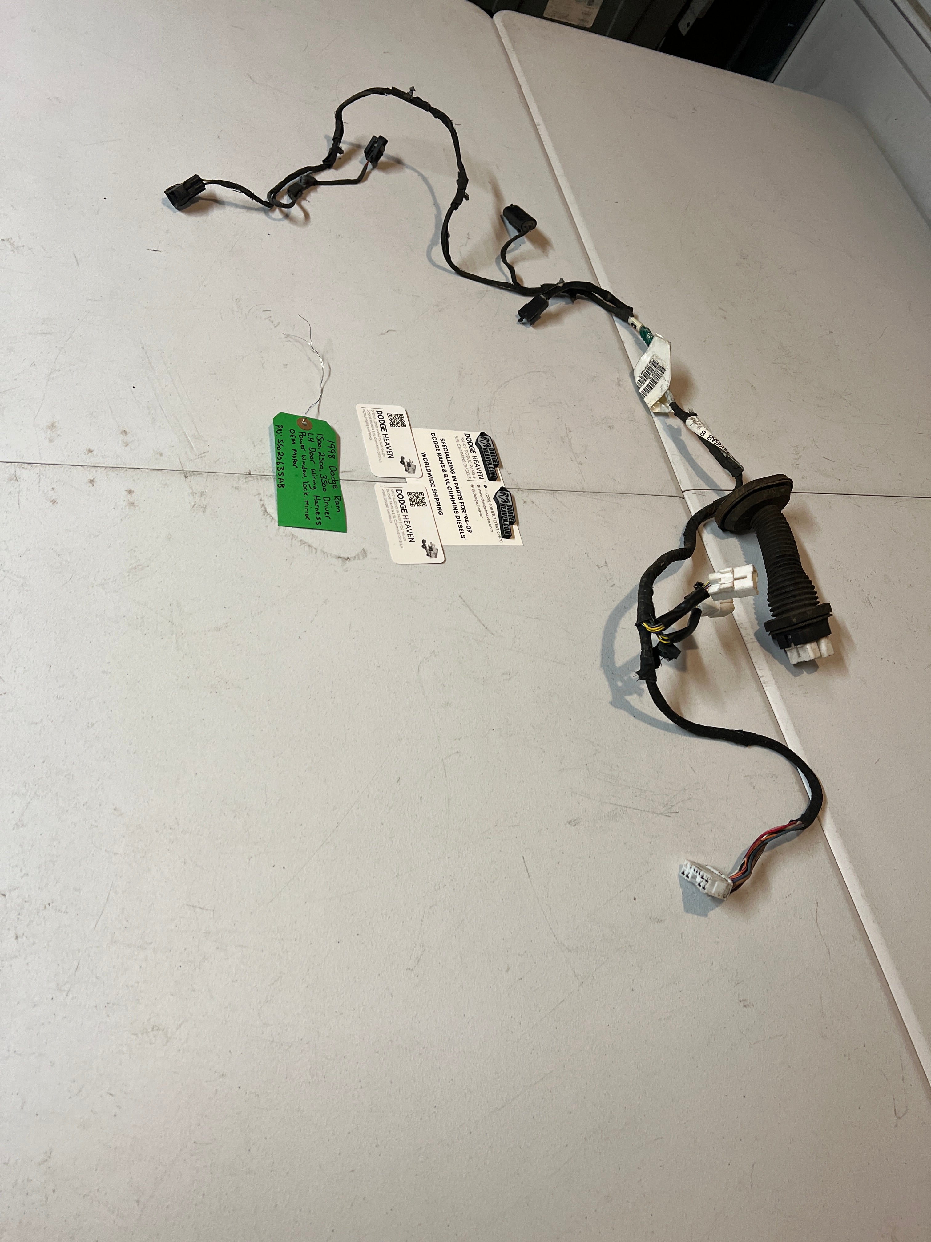 1998-1998 Dodge Ram 1500-3500 Driver LH Power Door Wiring Harness