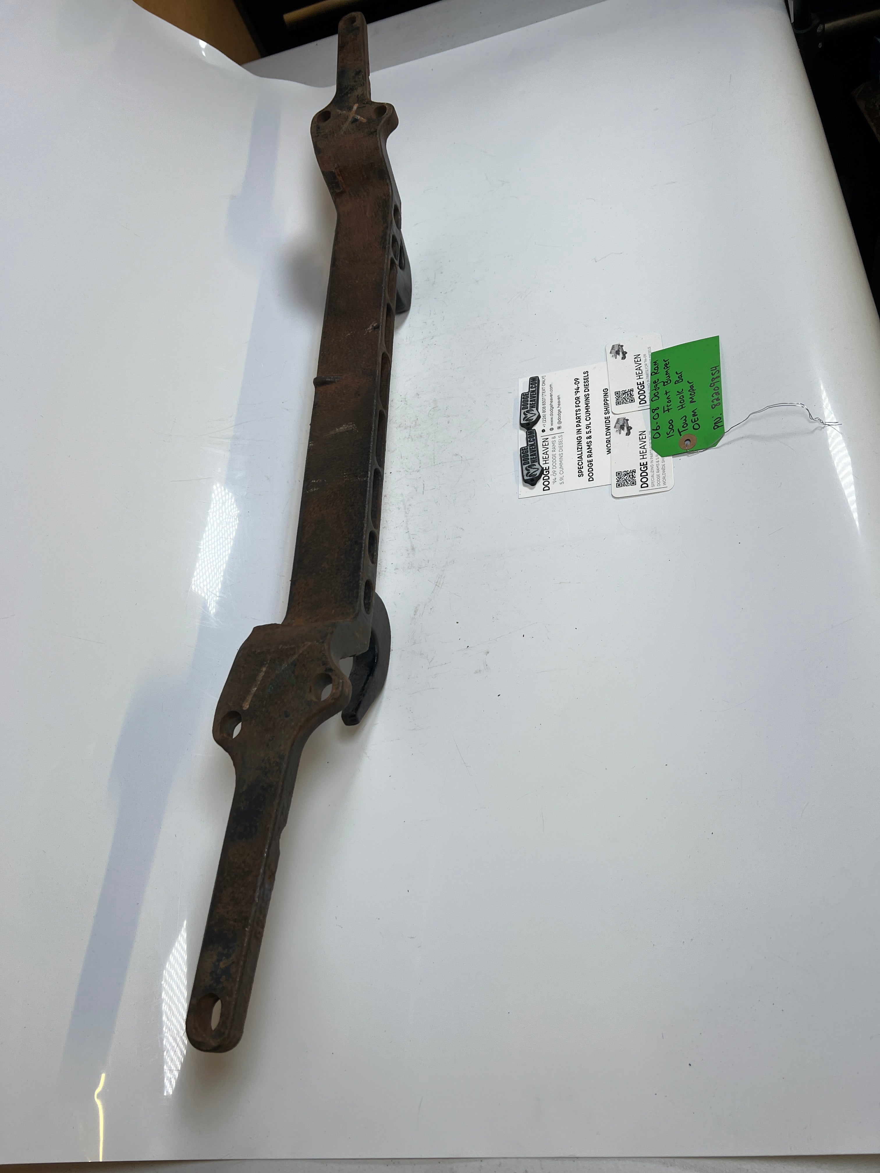 2006-2008 Dodge Ram 1500 4x4 Front Bumper Tow Hook Bar