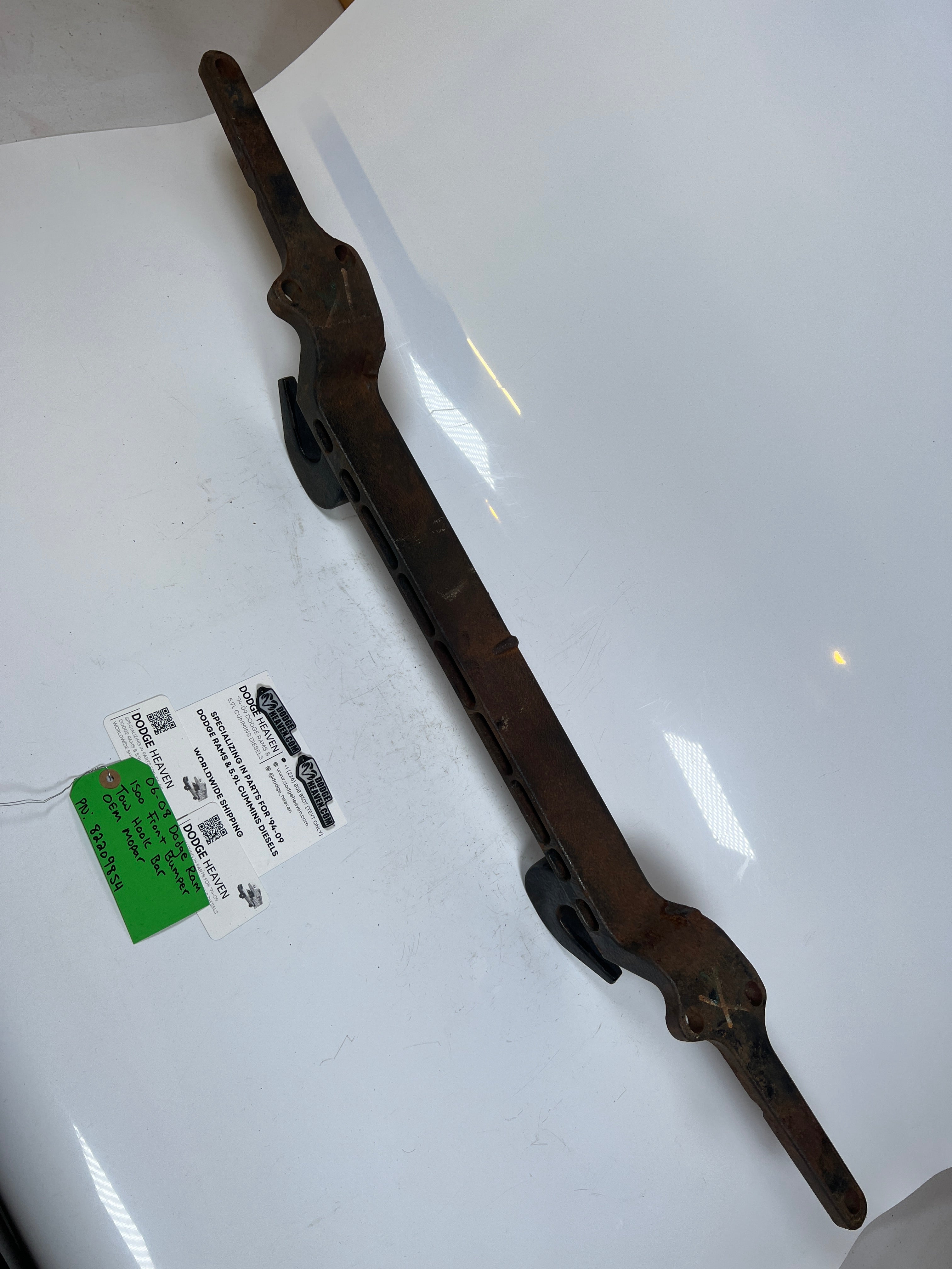 2006-2008 Dodge Ram 1500 4x4 Front Bumper Tow Hook Bar