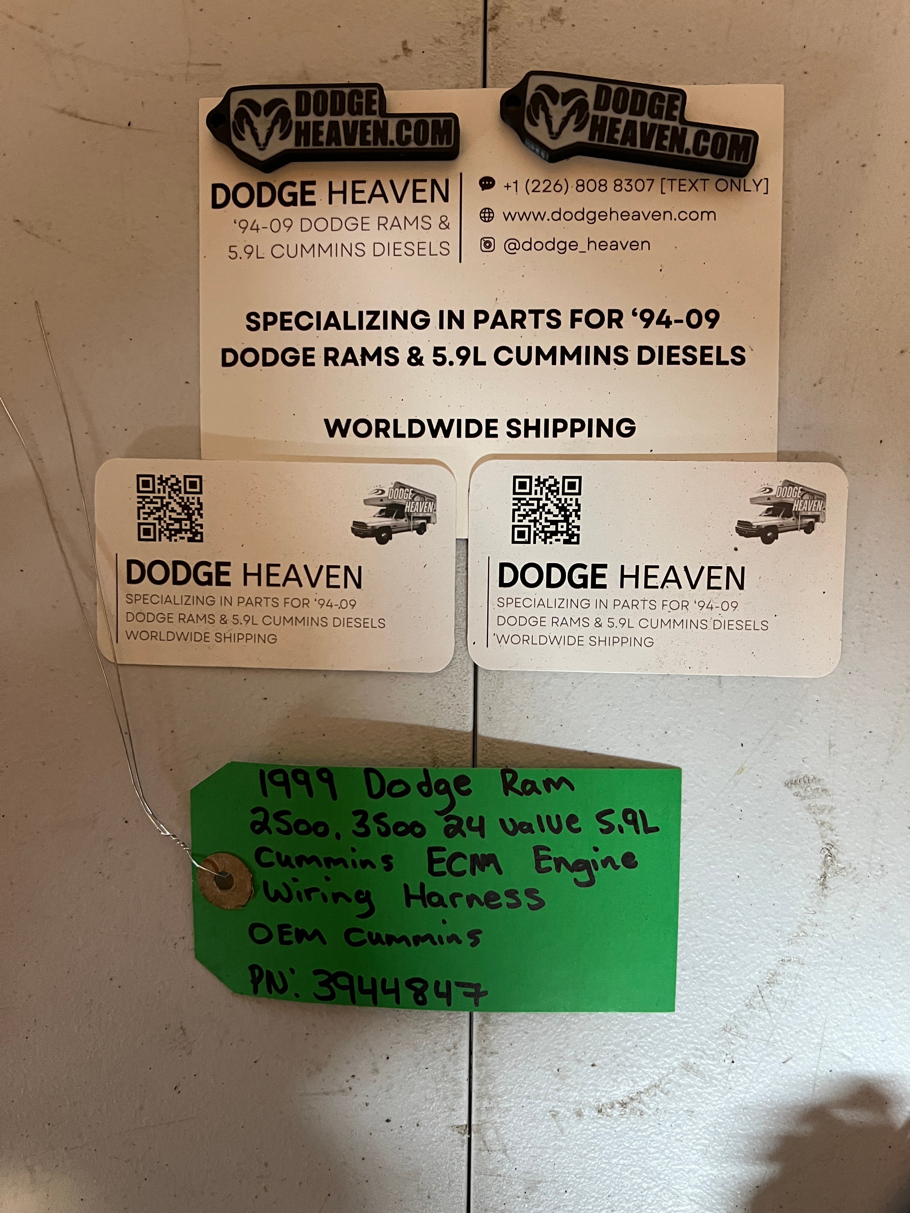 1999-1999 Dodge Ram 24 Valve 5.9L Cummins ECM Engine Wiring Harness