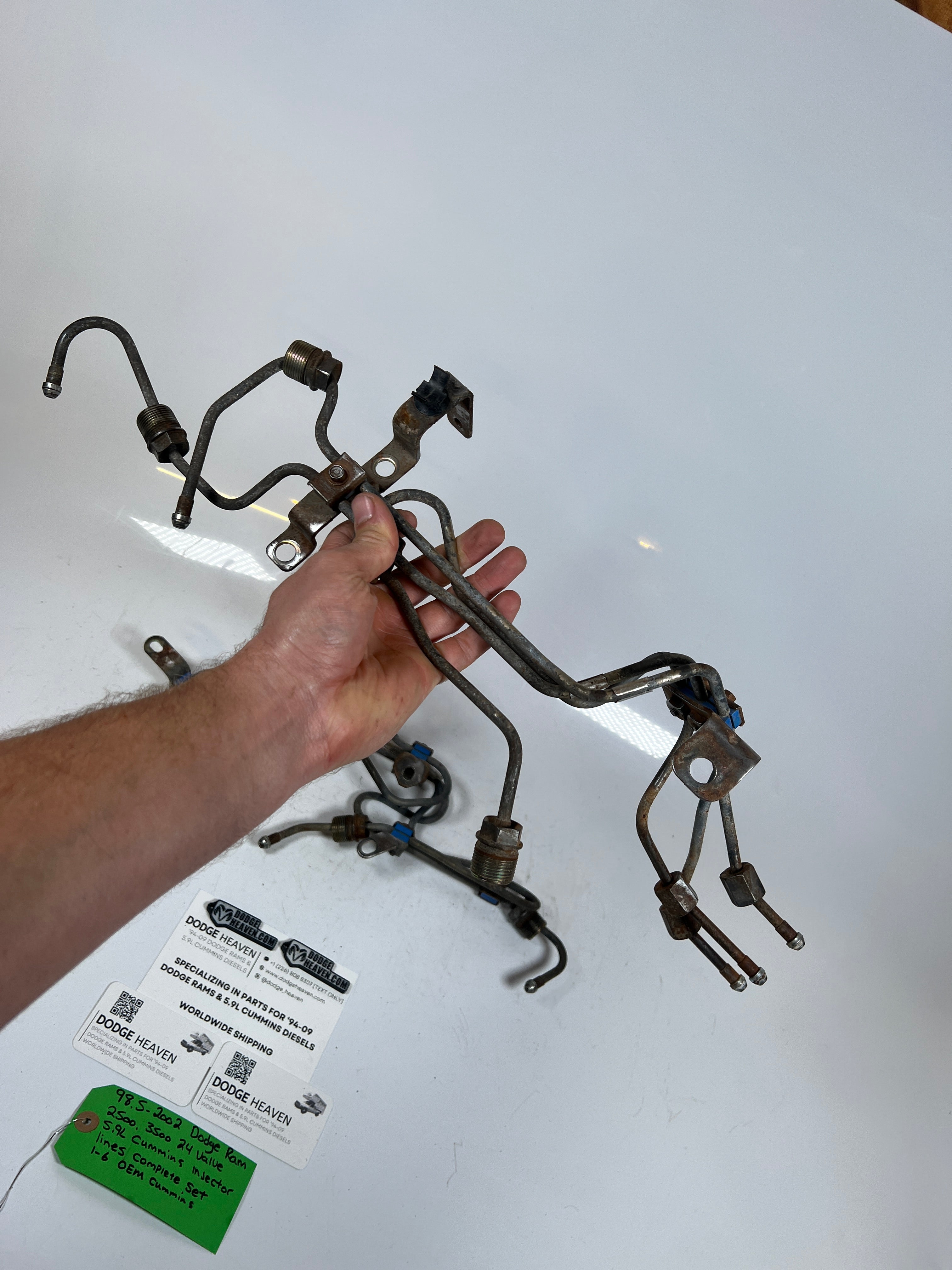 1998.5-2002 Dodge Ram 24 Valve 5.9L Cummins Injector lines Complete Set