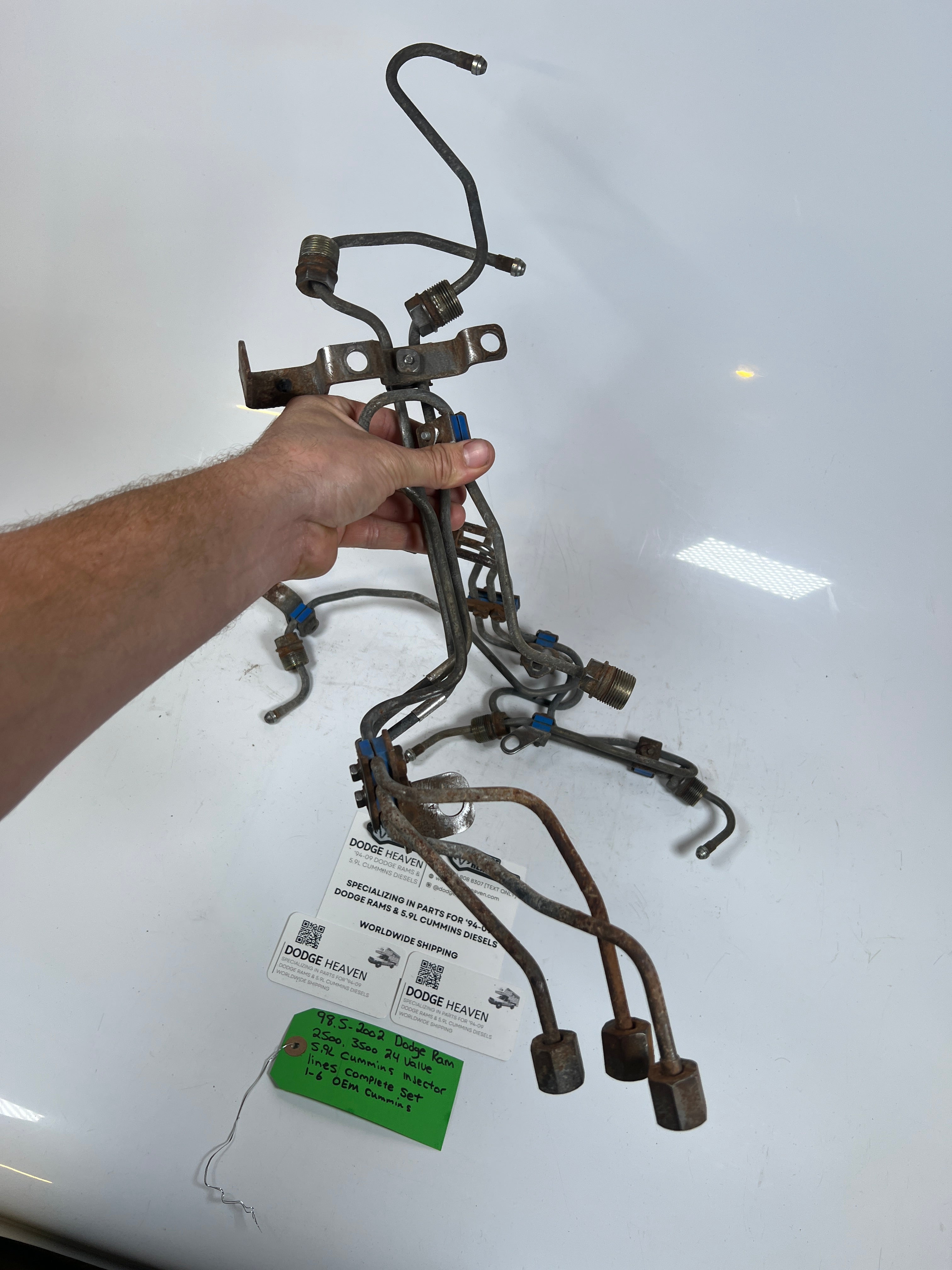 1998.5-2002 Dodge Ram 24 Valve 5.9L Cummins Injector lines Complete Set