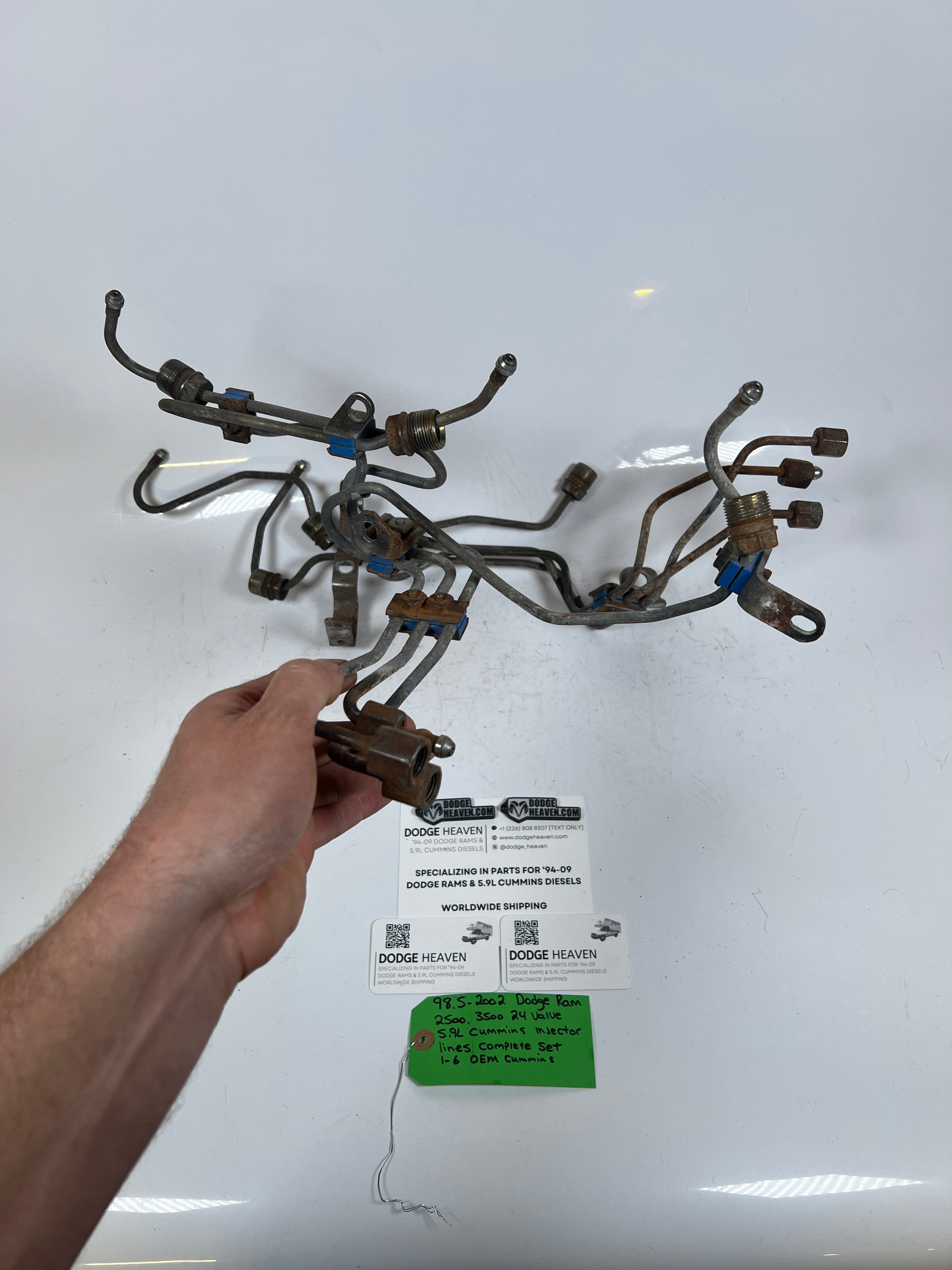 1998.5-2002 Dodge Ram 24 Valve 5.9L Cummins Injector lines Complete Set