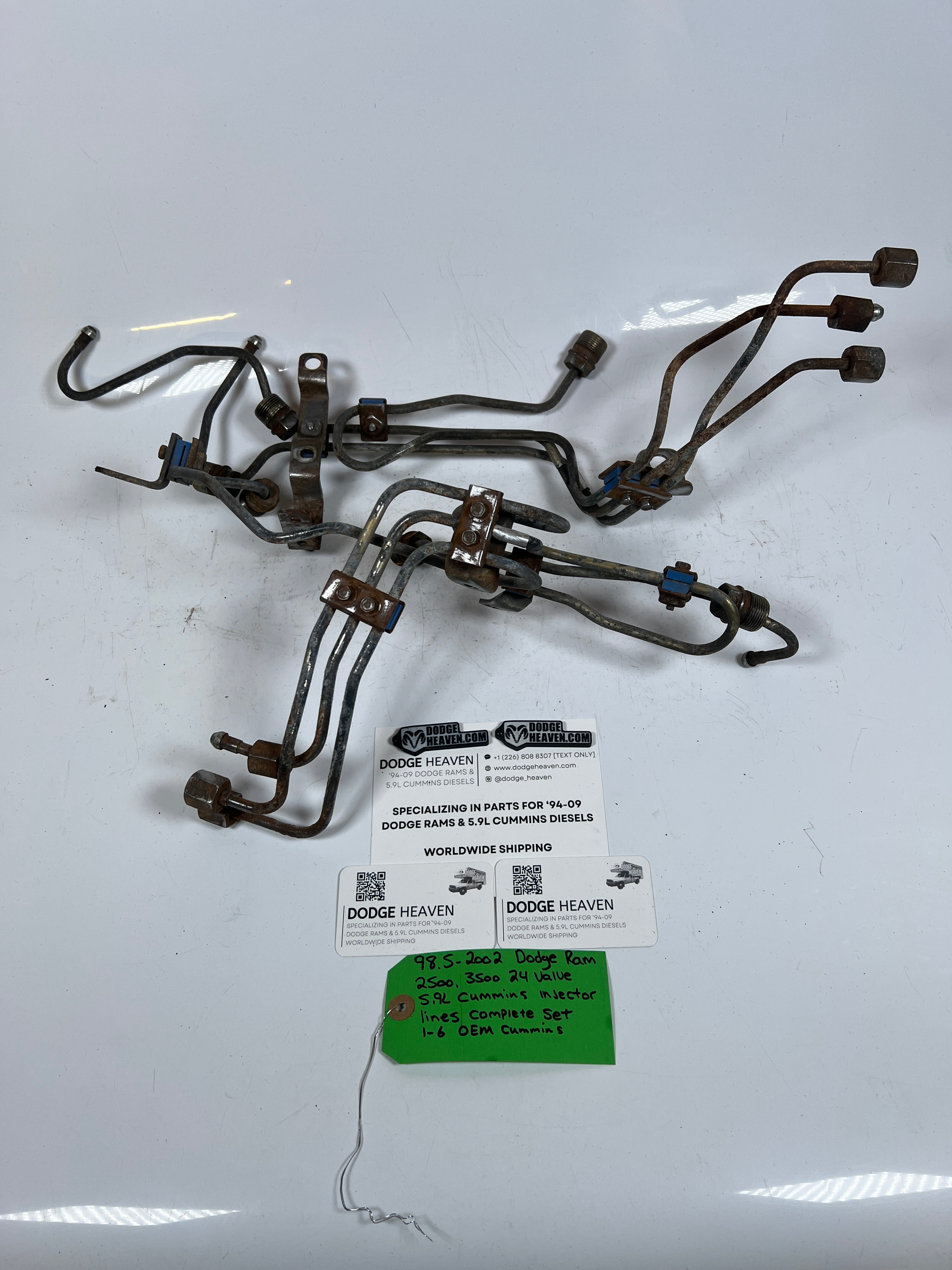 1998.5-2002 Dodge Ram 24 Valve 5.9L Cummins Injector lines Complete Set