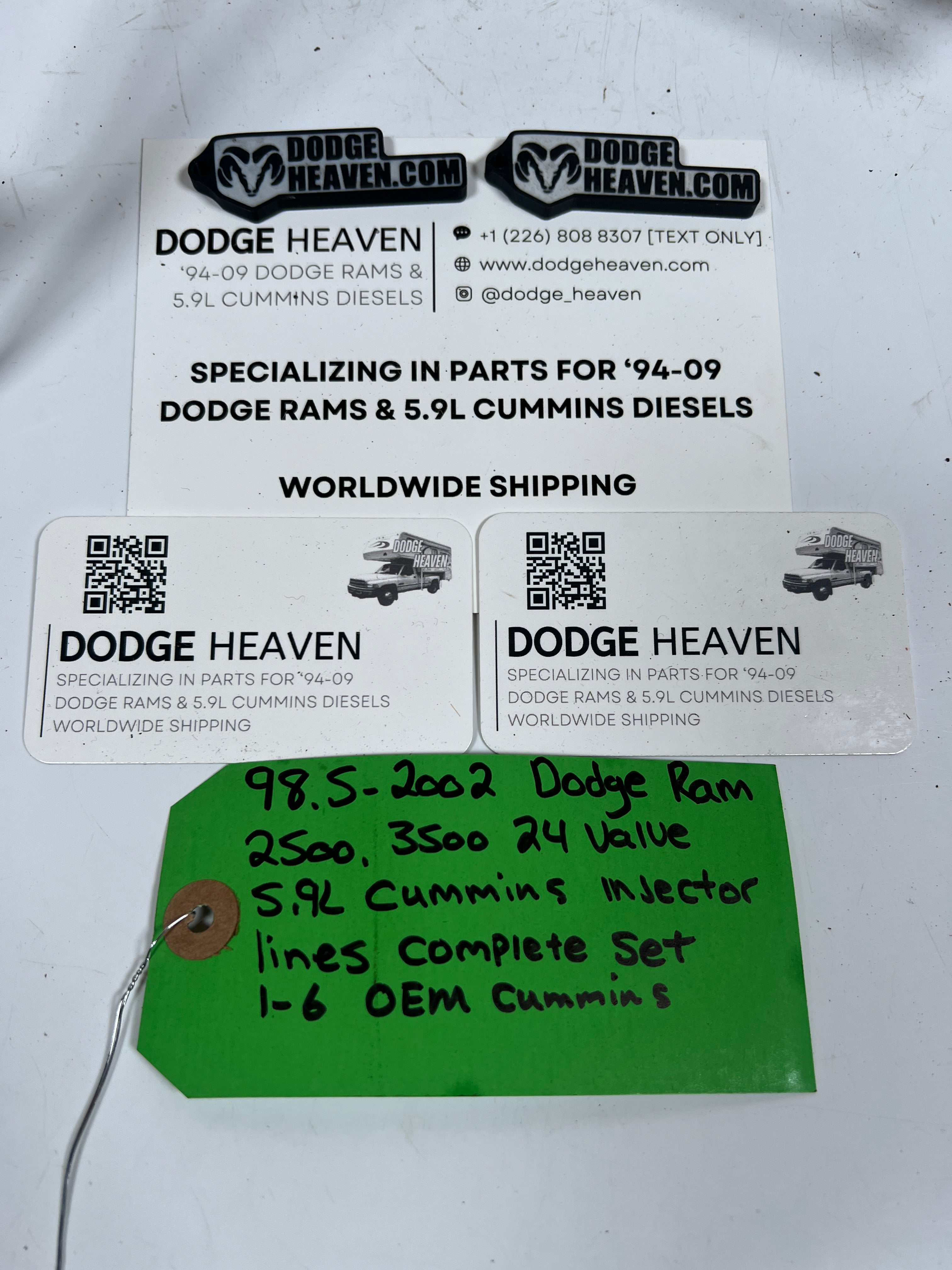 1998.5-2002 Dodge Ram 24 Valve 5.9L Cummins Injector lines Complete Set
