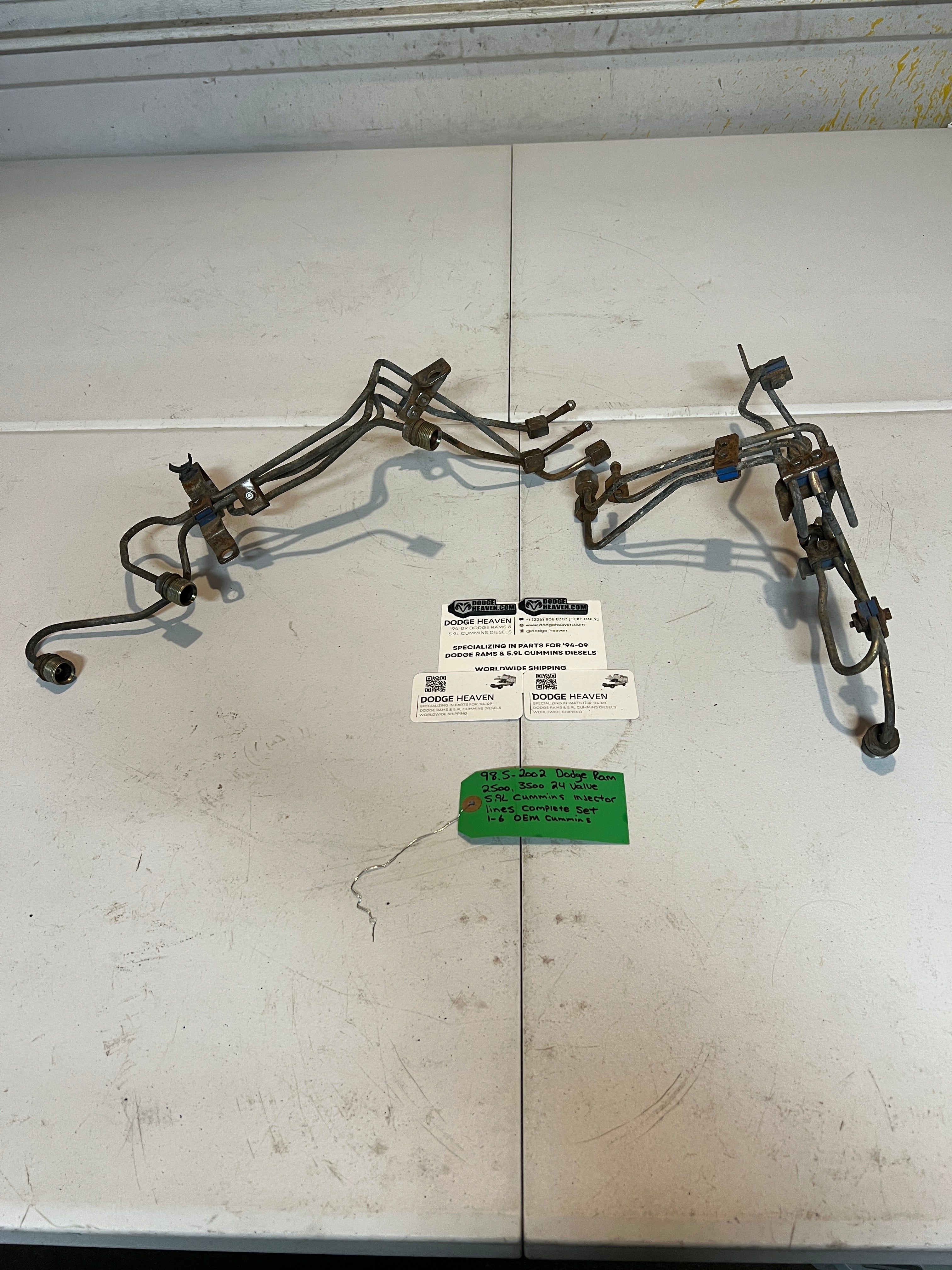 1998.5-2002 Dodge Ram 24 Valve 5.9L Cummins Injector lines Complete Set