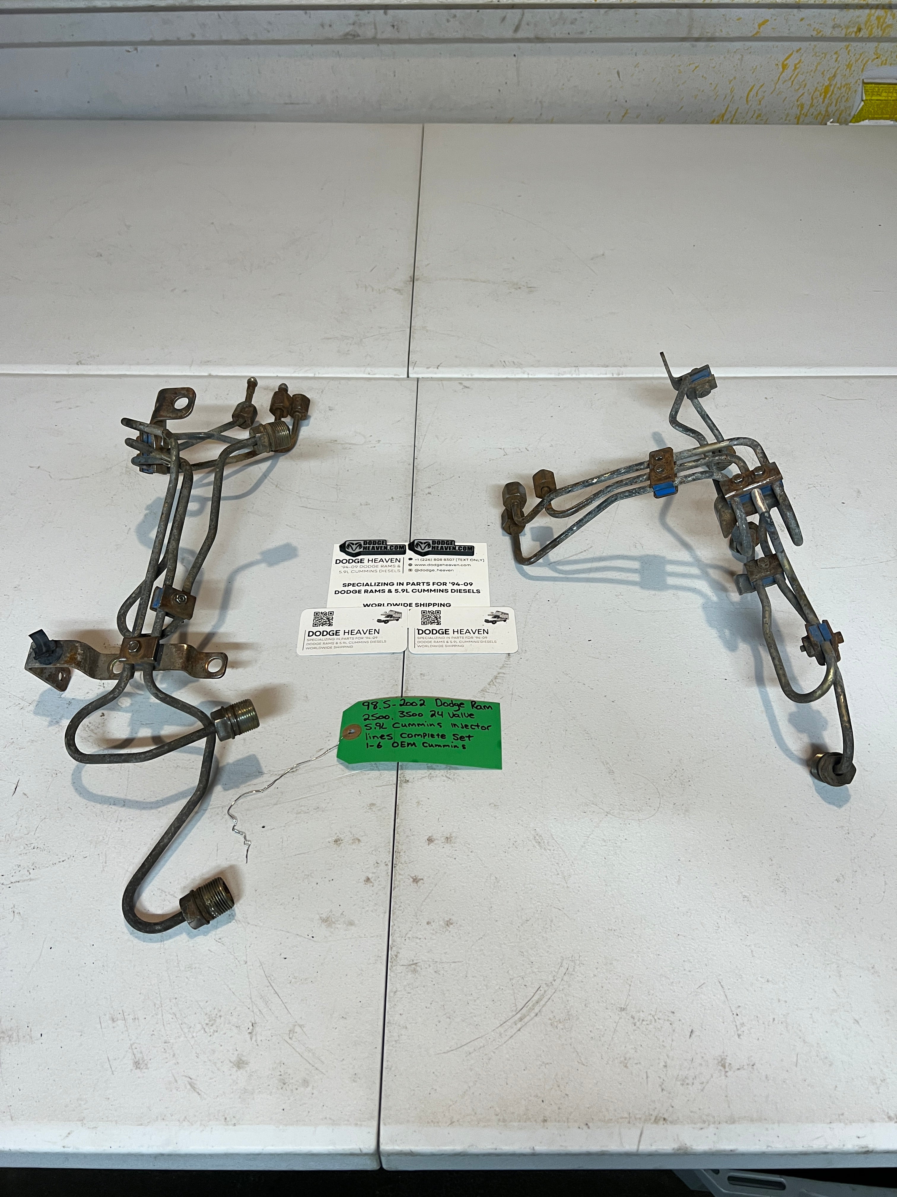 1998.5-2002 Dodge Ram 24 Valve 5.9L Cummins Injector lines Complete Set