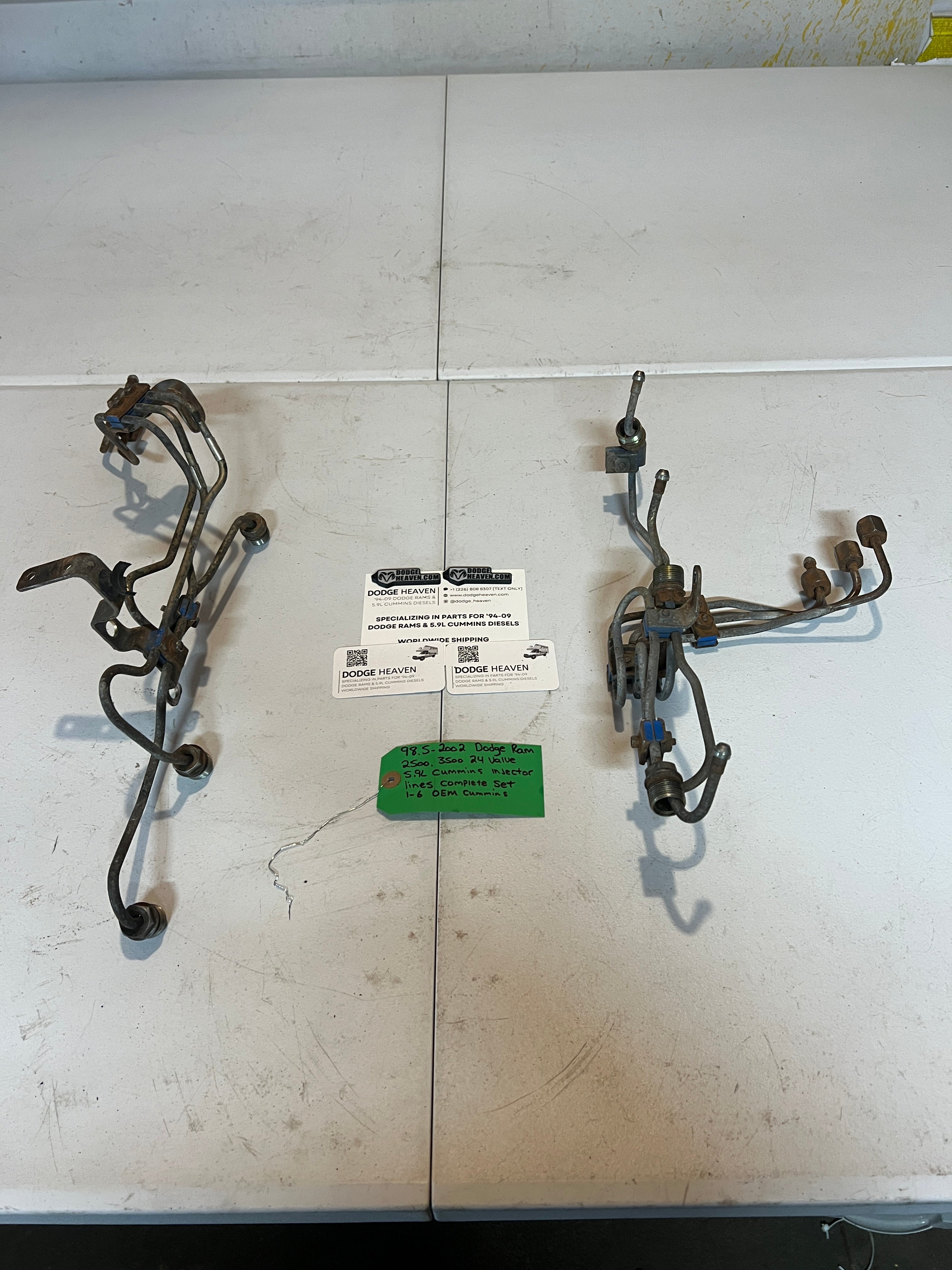 1998.5-2002 Dodge Ram 24 Valve 5.9L Cummins Injector lines Complete Set