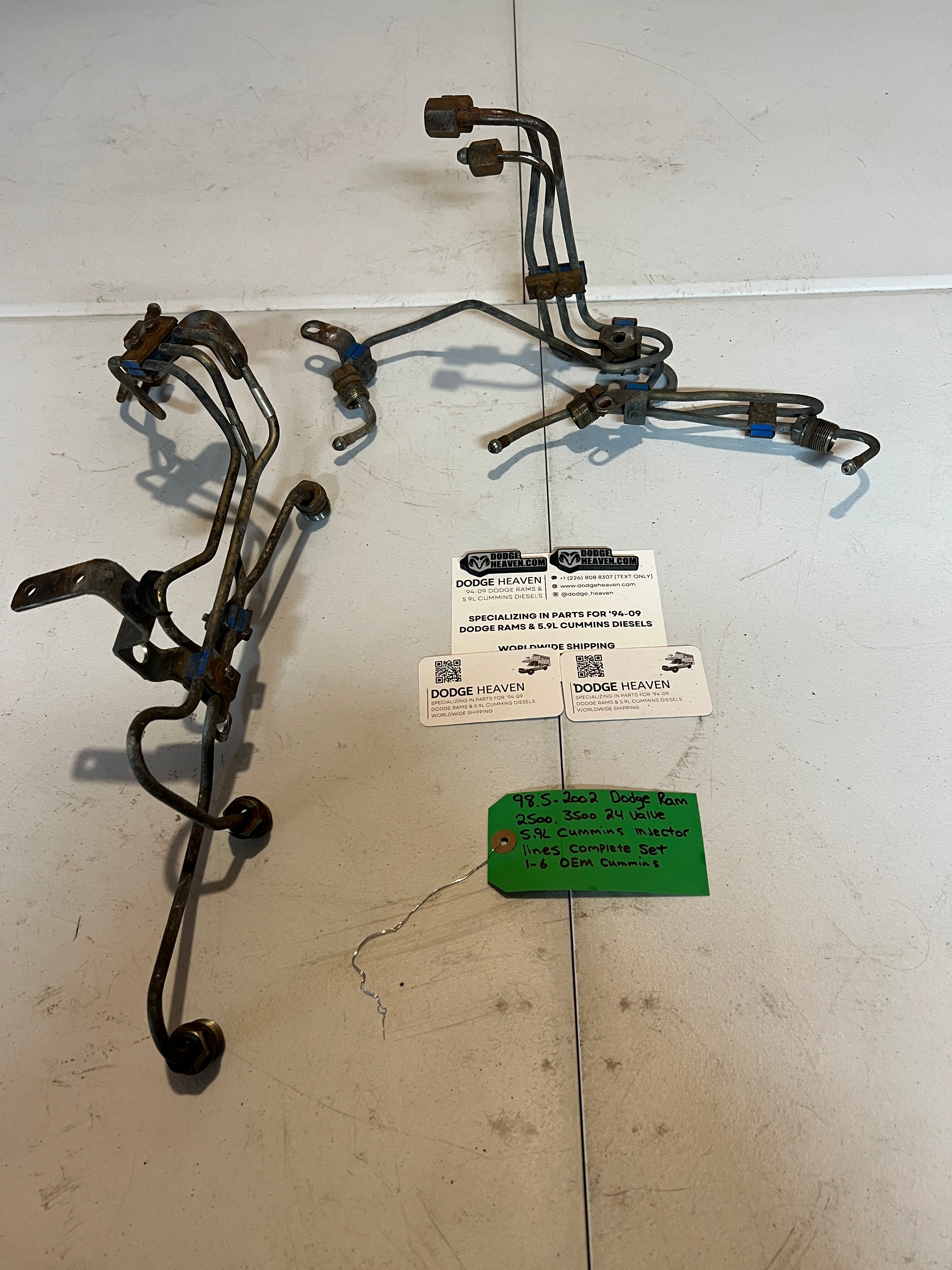 1998.5-2002 Dodge Ram 24 Valve 5.9L Cummins Injector lines Complete Set