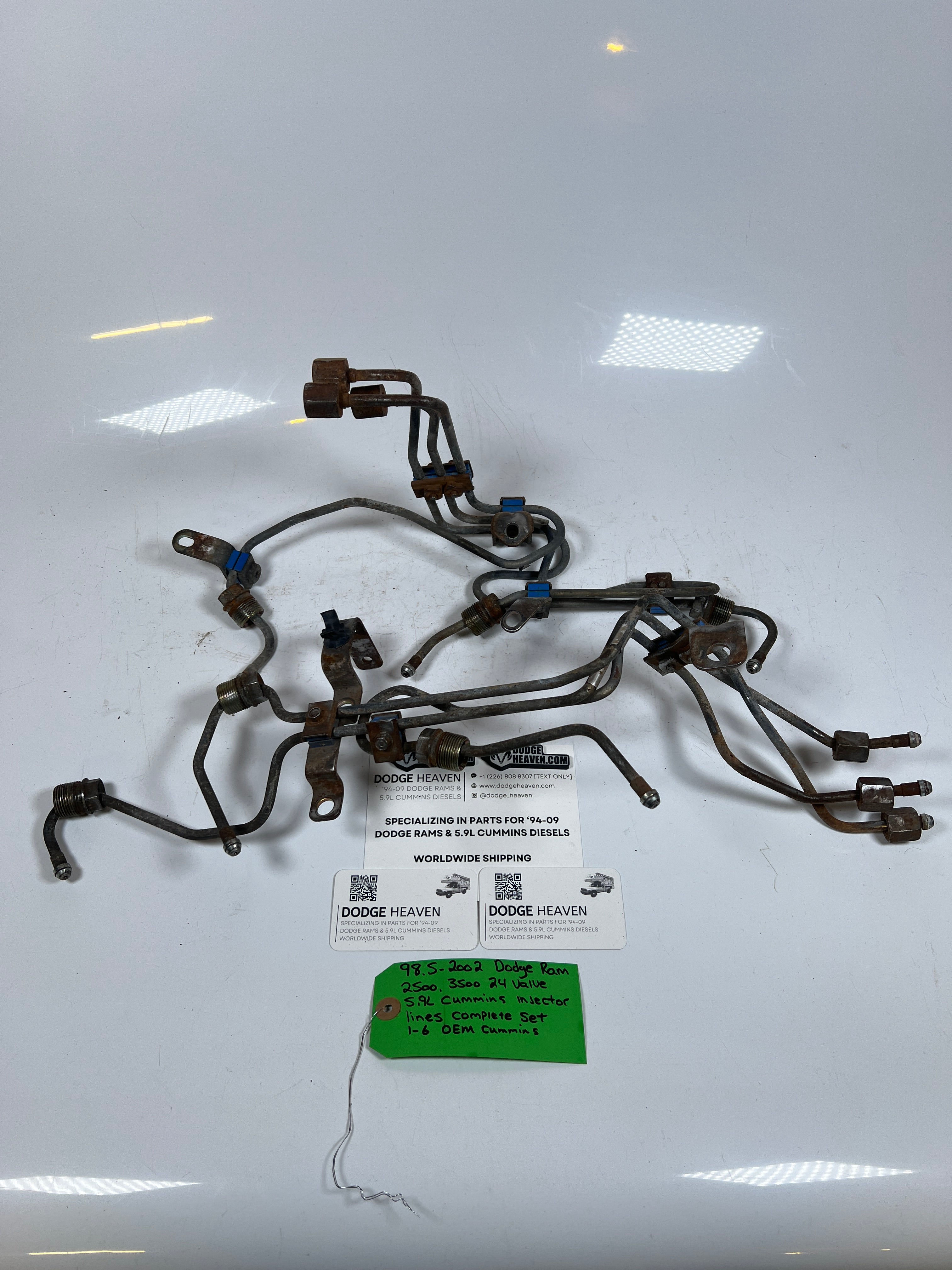 1998.5-2002 Dodge Ram 24 Valve 5.9L Cummins Injector lines Complete Set