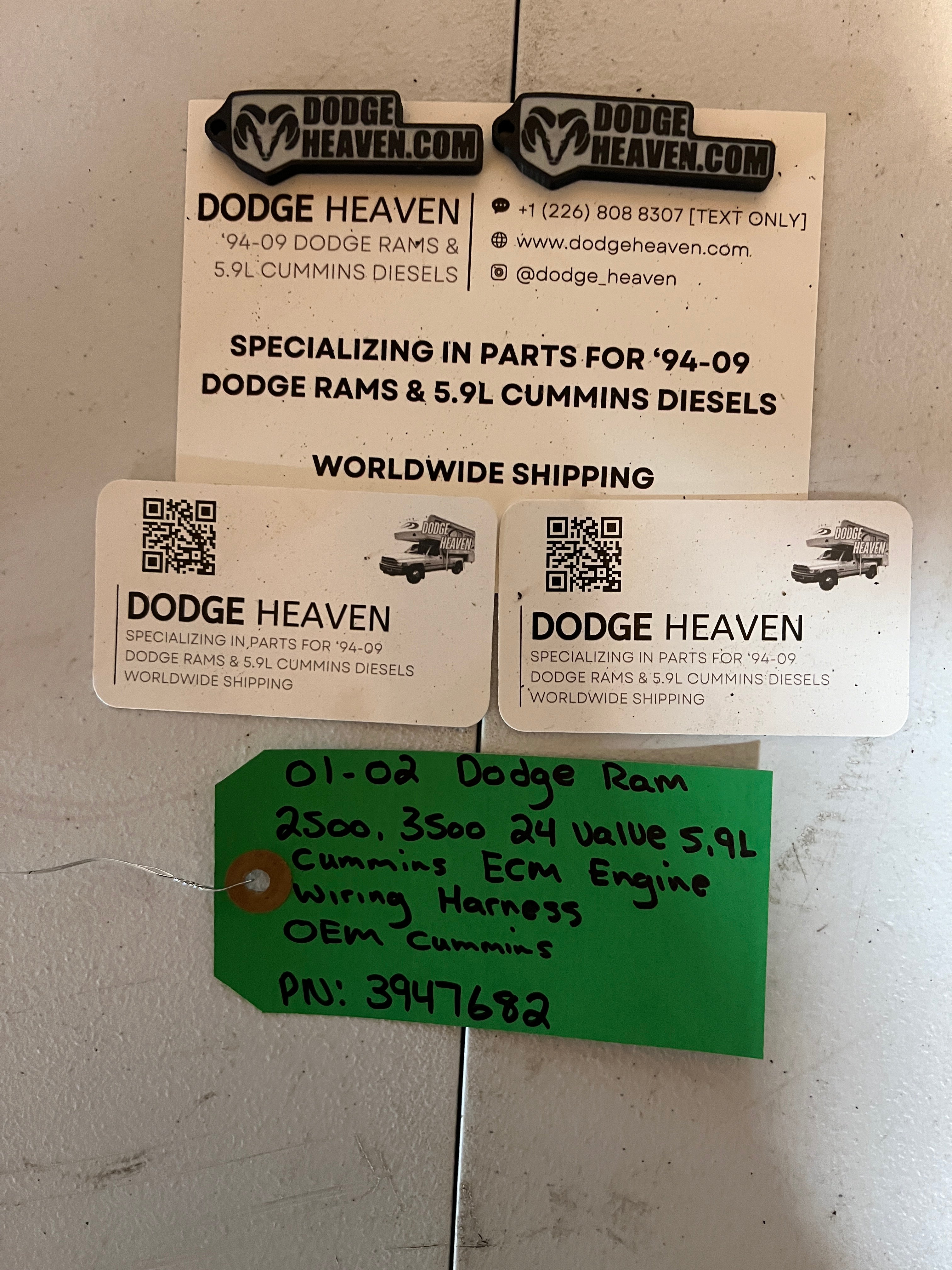 2001-2002 Dodge Ram 24 valve 5.9L Cummins ECM Engine Wiring Harness