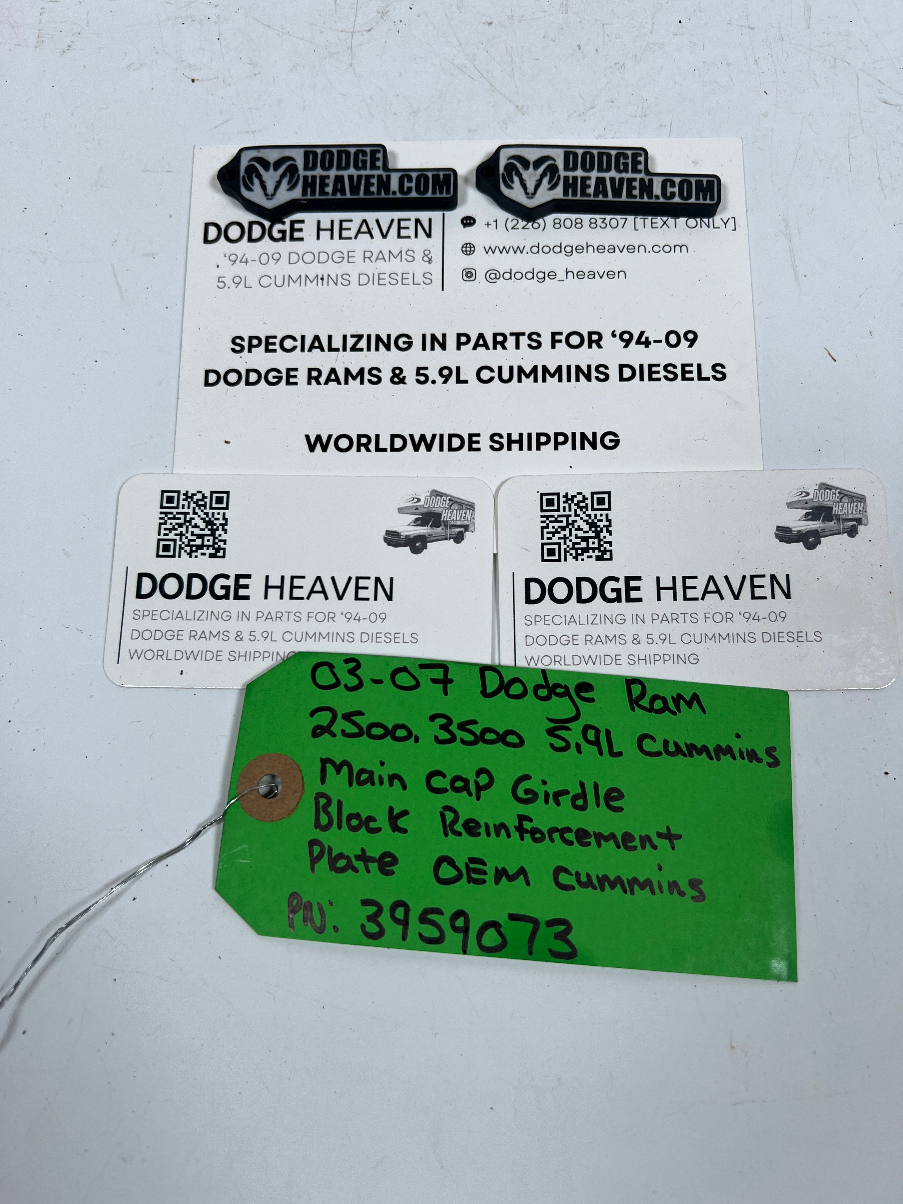 2003-2007 Dodge Ram 5.9L Cummins Main Cap Girdle Reinforcement
