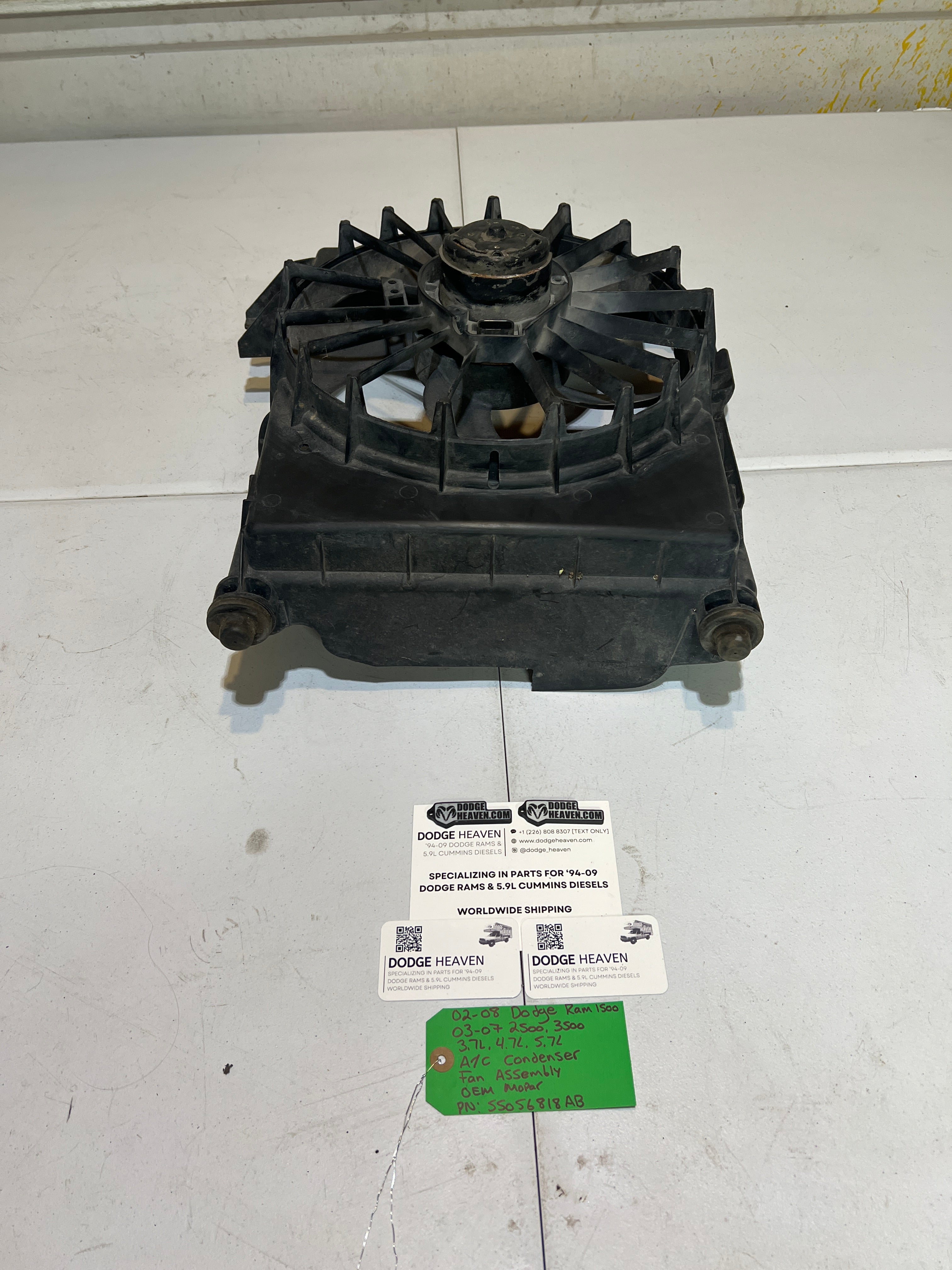 2002-2008 Dodge Ram 1500-3500 A/C Condenser Fan Assembly
