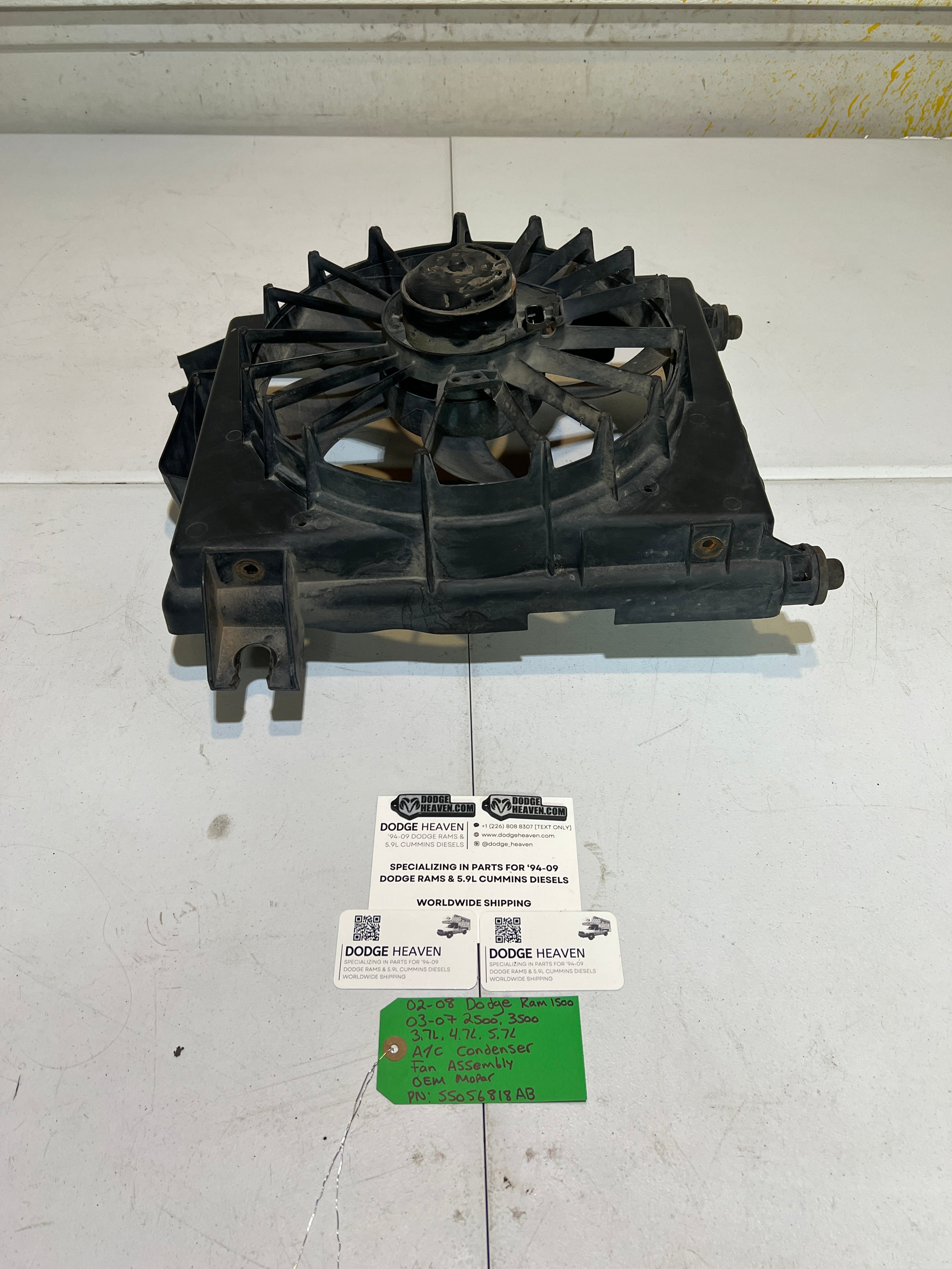 2002-2008 Dodge Ram 1500-3500 A/C Condenser Fan Assembly